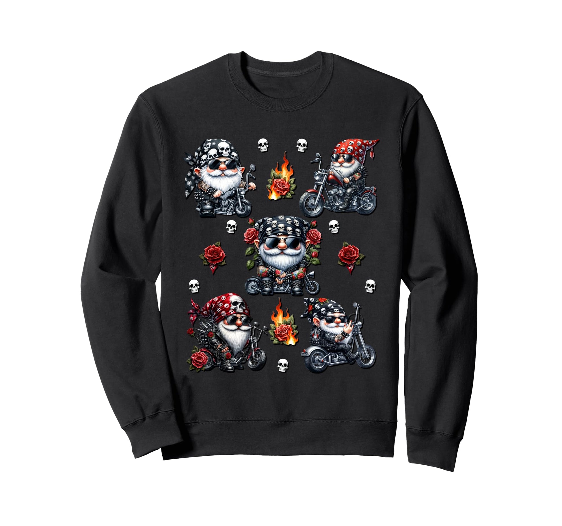Funny Motorcycle Accessories Sweatshirt - Aesthetic Graphic for Adults - T-Shirt, Sweatshirt, Hoodie