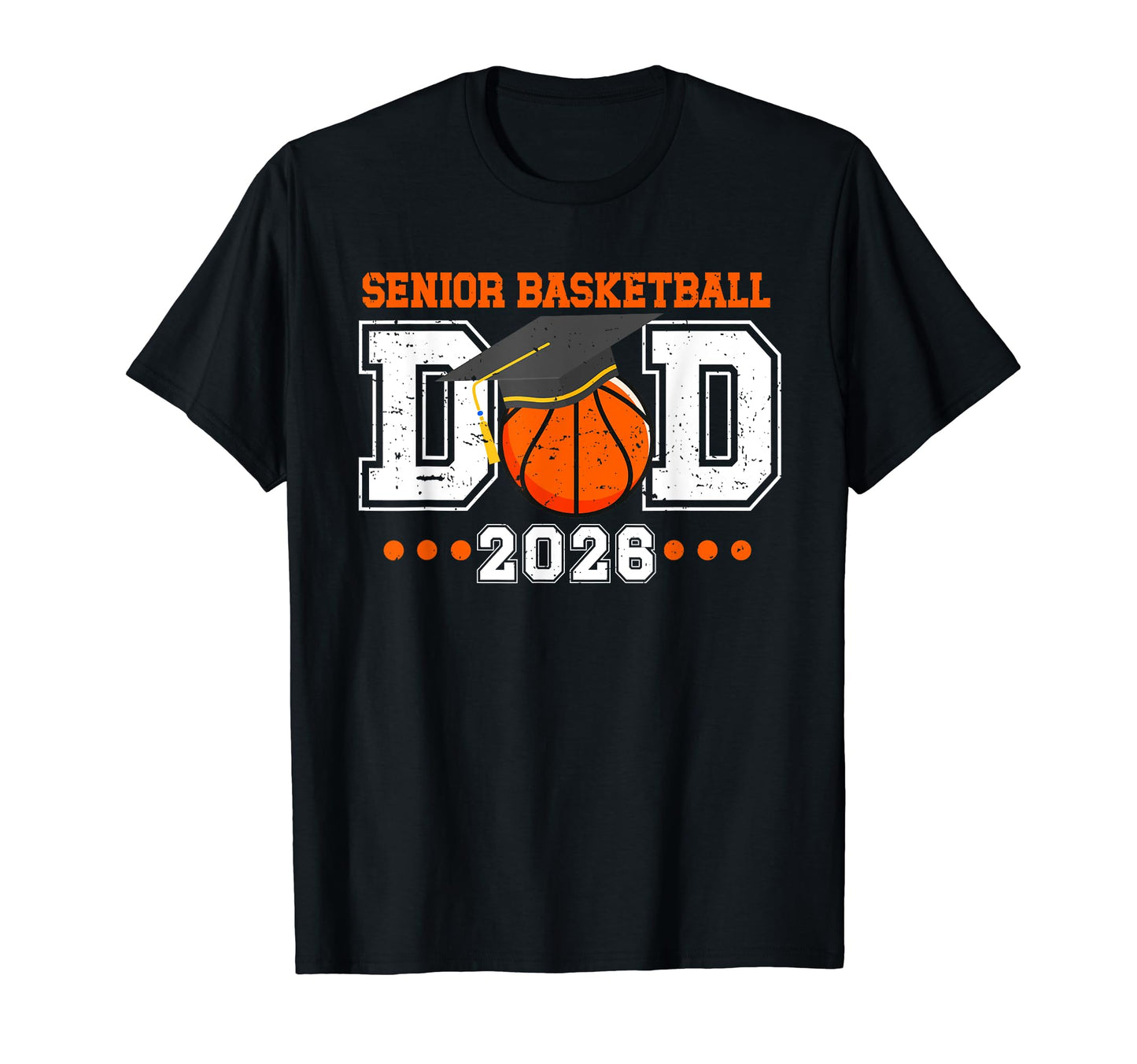Basketball Senior Dad Senior T-Shirt - Aesthetic Graphic for Adults - T-Shirt, Sweatshirt, Hoodie