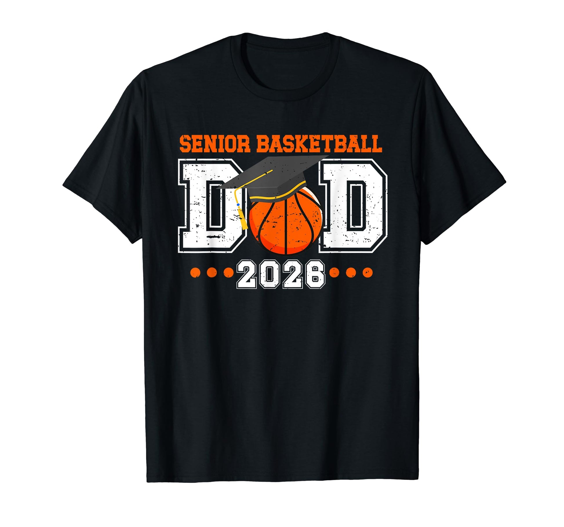 Basketball Senior Dad Senior T-Shirt - Aesthetic Graphic for Adults - T-Shirt, Sweatshirt, Hoodie