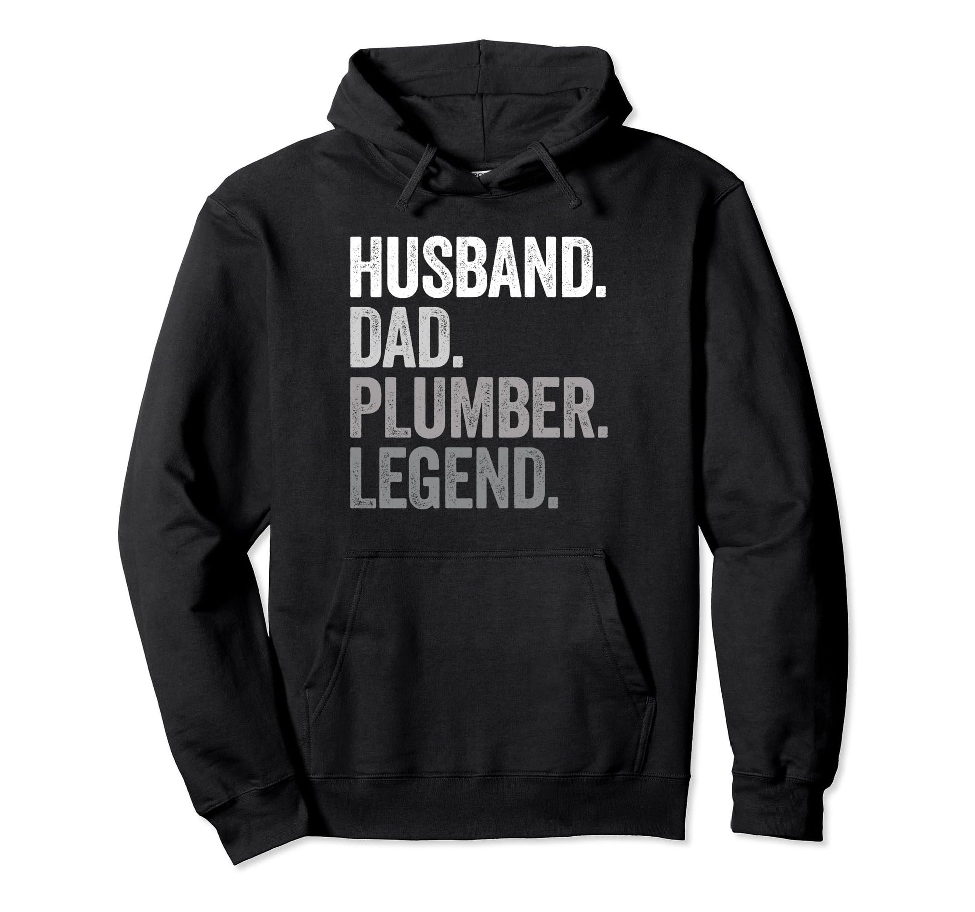 Husband Dad Plumber Funny Plumbing Hoodie - Graphic Print Unisex - T-Shirt, Sweatshirt, Hoodie