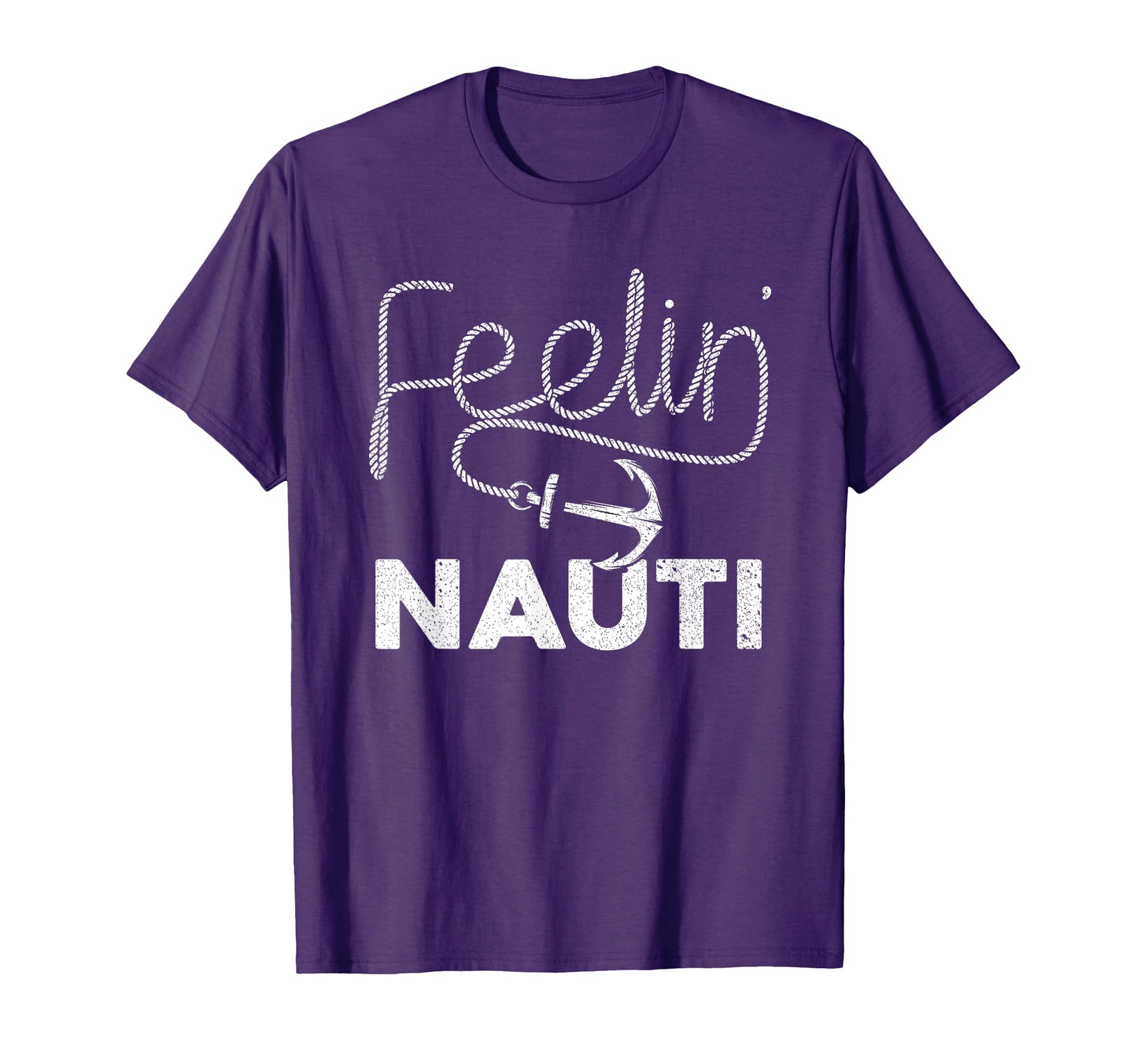 Boating Feeling Nauti Boat Captain T-Shirt - Graphic Print for Adults - T-Shirt, Sweatshirt, Hoodie