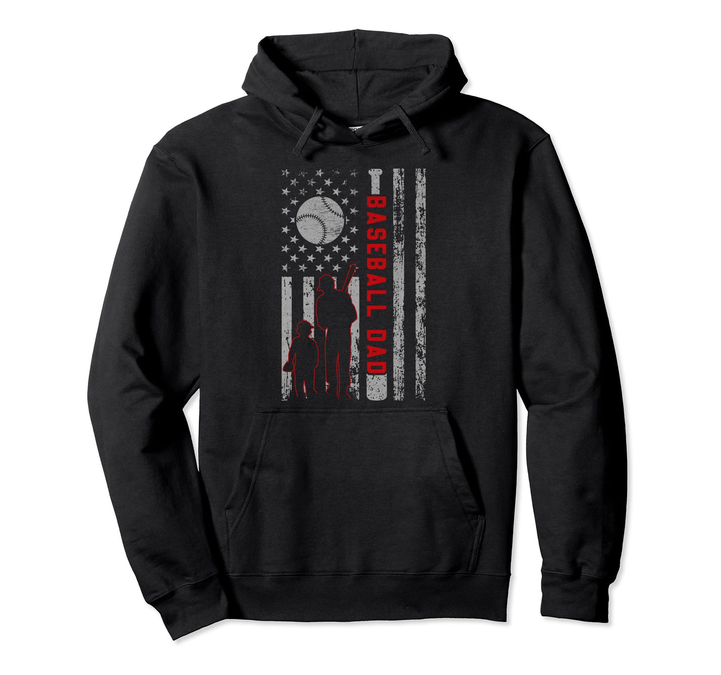Patriotic Usa Flag American Baseball Hoodie - Streetwear Style Men Women - T-Shirt, Sweatshirt, Hoodie