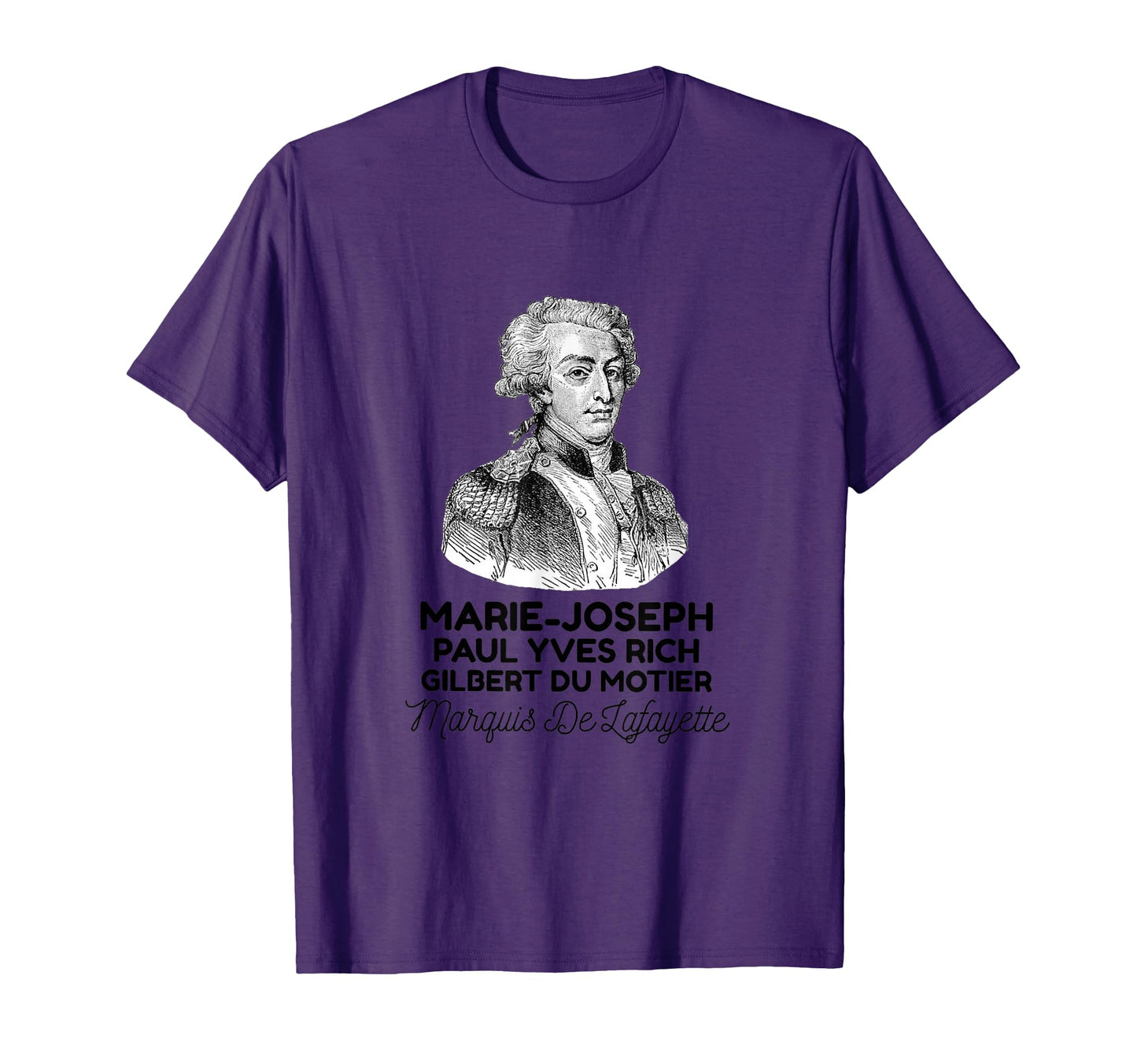 Marquis De Lafayette T-Shirt - Aesthetic Graphic Unisex - T-Shirt, Sweatshirt, Hoodie