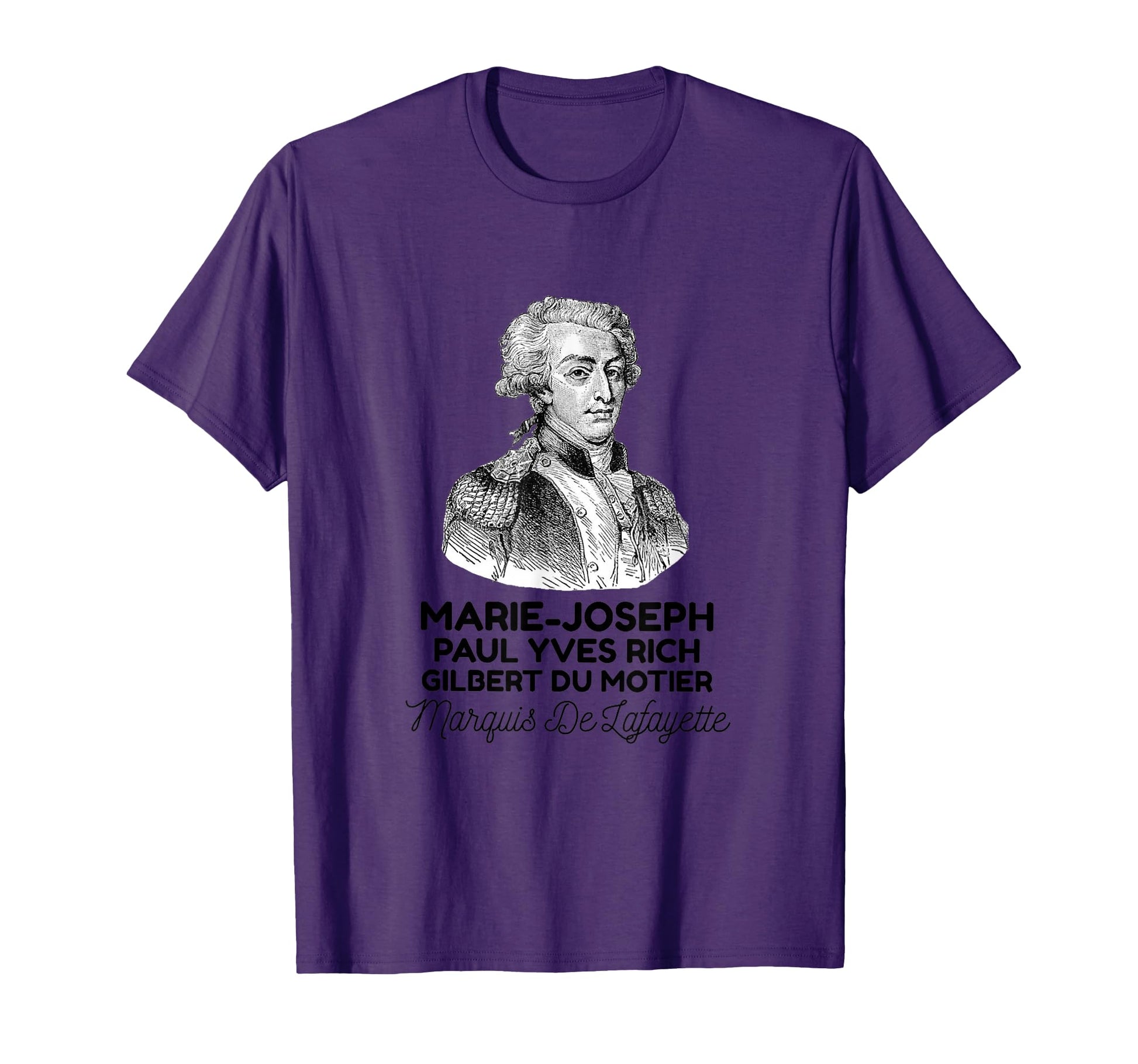 Marquis De Lafayette T-Shirt - Aesthetic Graphic Unisex - T-Shirt, Sweatshirt, Hoodie