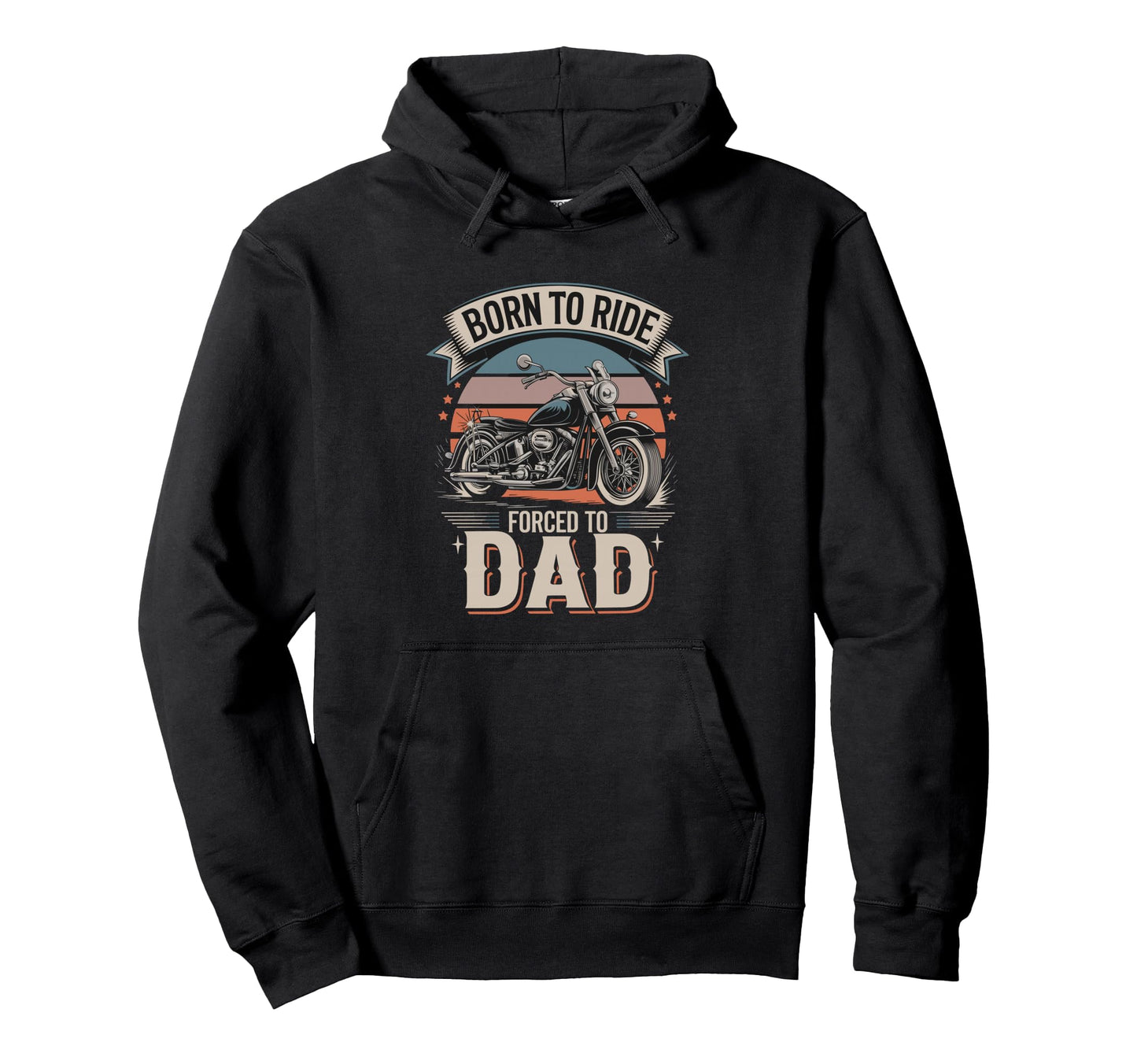Dad Funny Biker Dad Hoodie - Casual Everyday Wear for Adults - T-Shirt, Sweatshirt, Hoodie