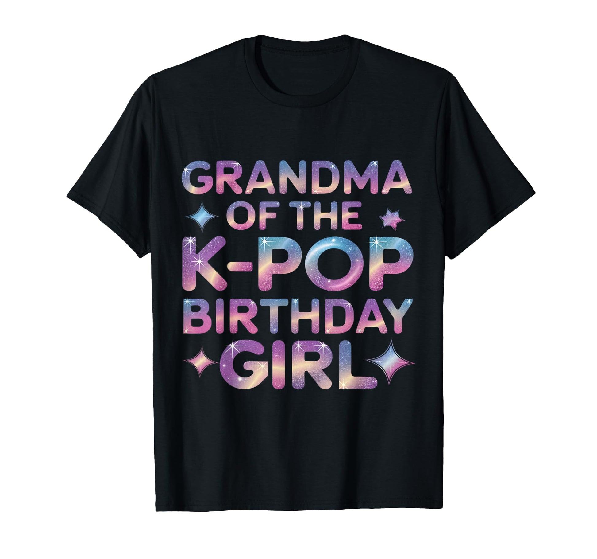 Grandma K Pop Birthday K Pop Birthday T-Shirt - Trendy Graphic for Adults - T-Shirt, Sweatshirt, Hoodie