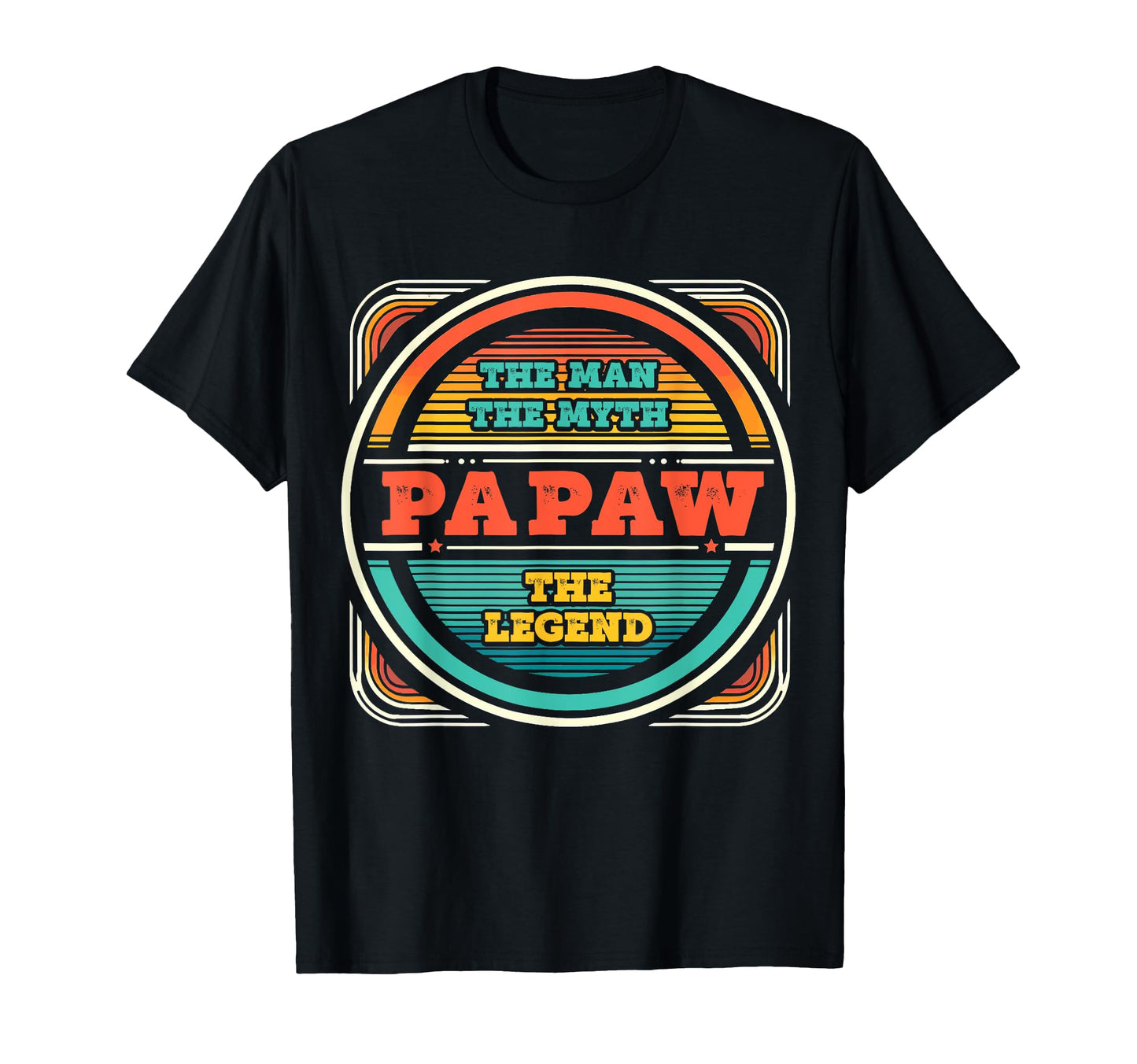 Papaw Myth Legend Dad Grandpa T-Shirt - Trendy Graphic for Adults - T-Shirt, Sweatshirt, Hoodie