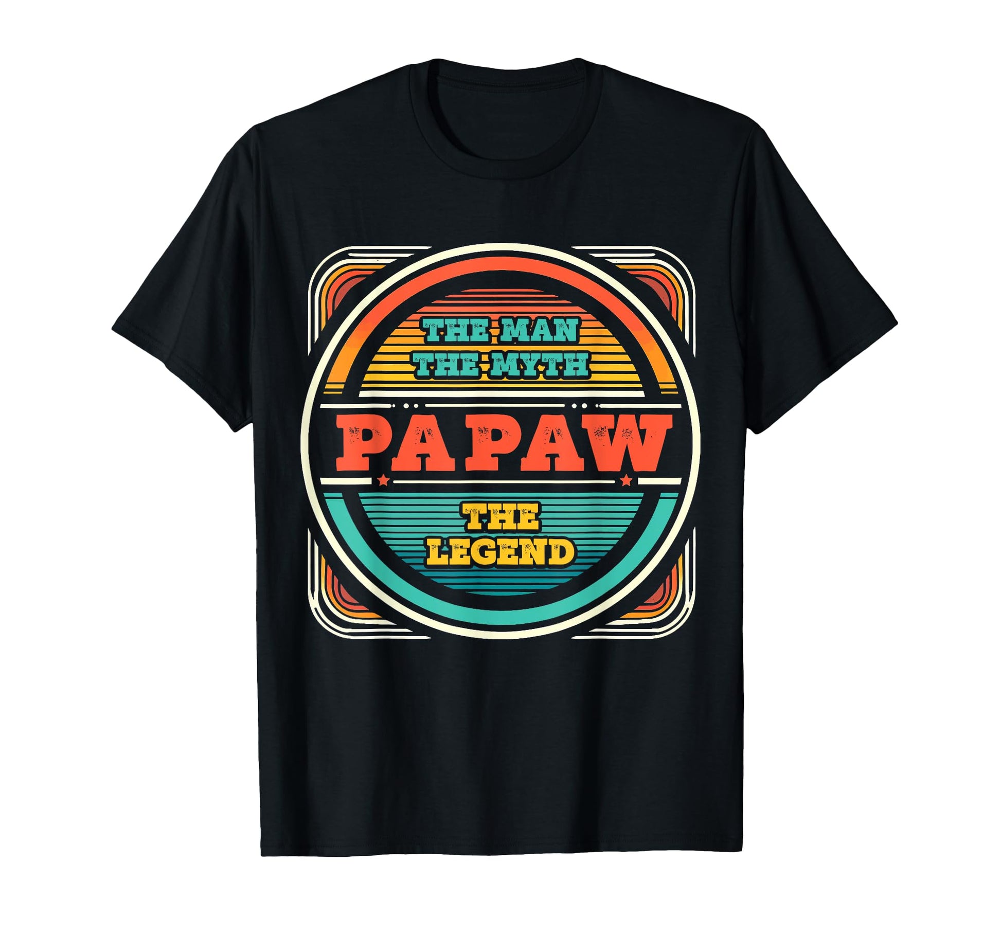 Papaw Myth Legend Dad Grandpa T-Shirt - Trendy Graphic for Adults - T-Shirt, Sweatshirt, Hoodie