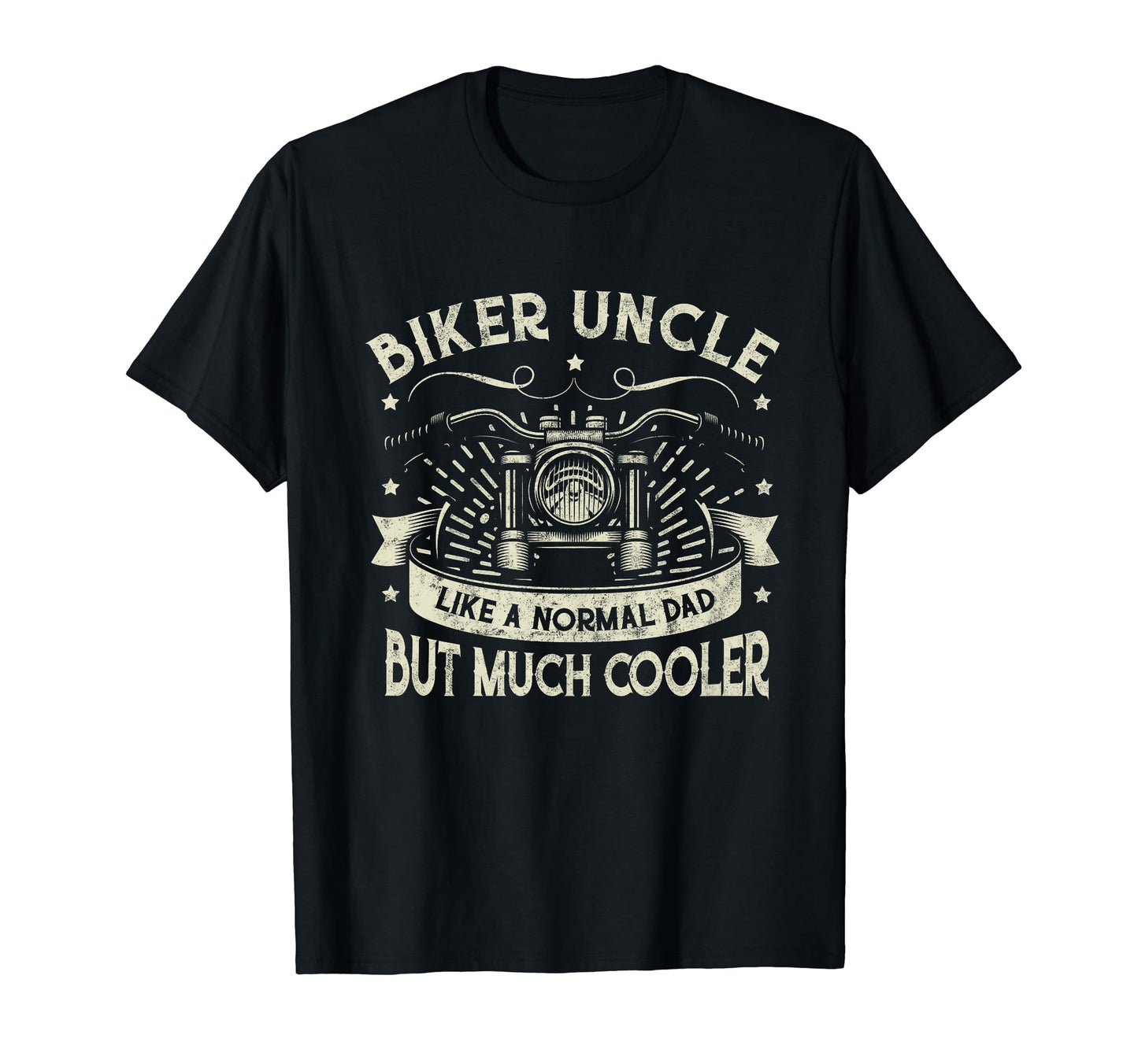 Biker Uncle Like Normal Dad T-Shirt - Custom Art Print for Adults - T-Shirt, Sweatshirt, Hoodie