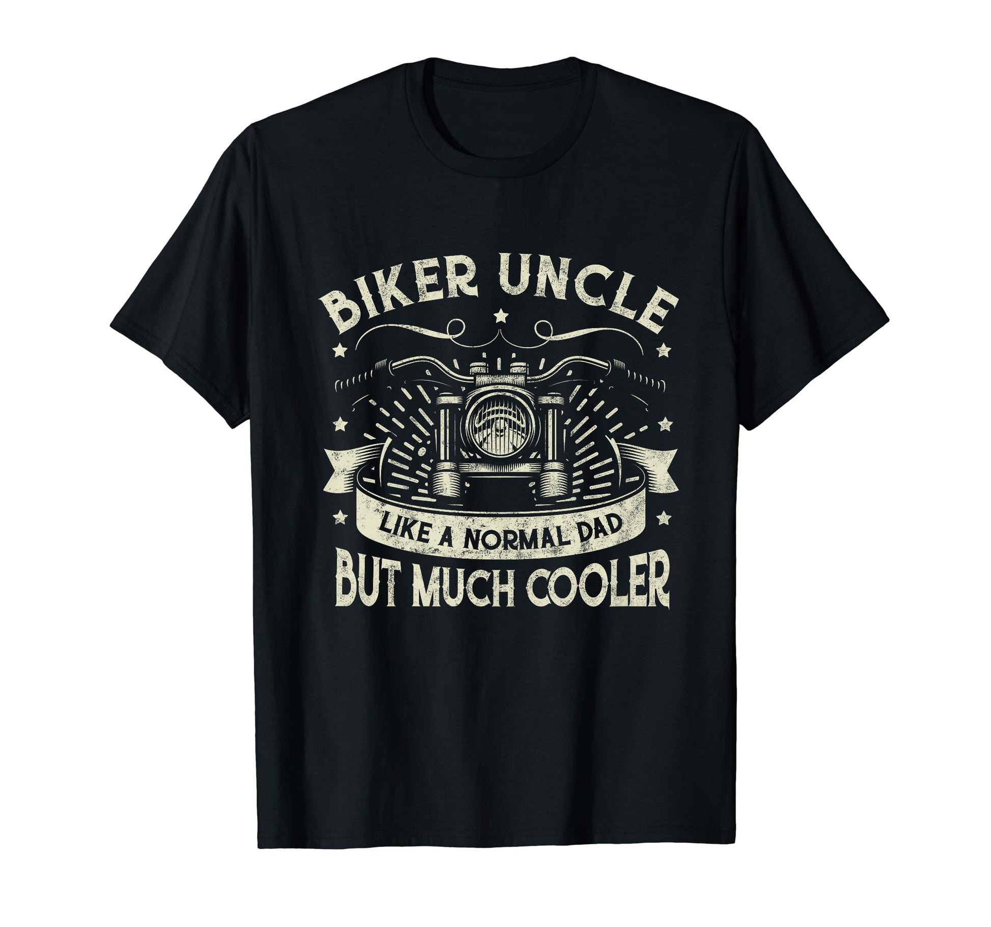 Biker Uncle Like Normal Dad T-Shirt - Custom Art Print for Adults - T-Shirt, Sweatshirt, Hoodie