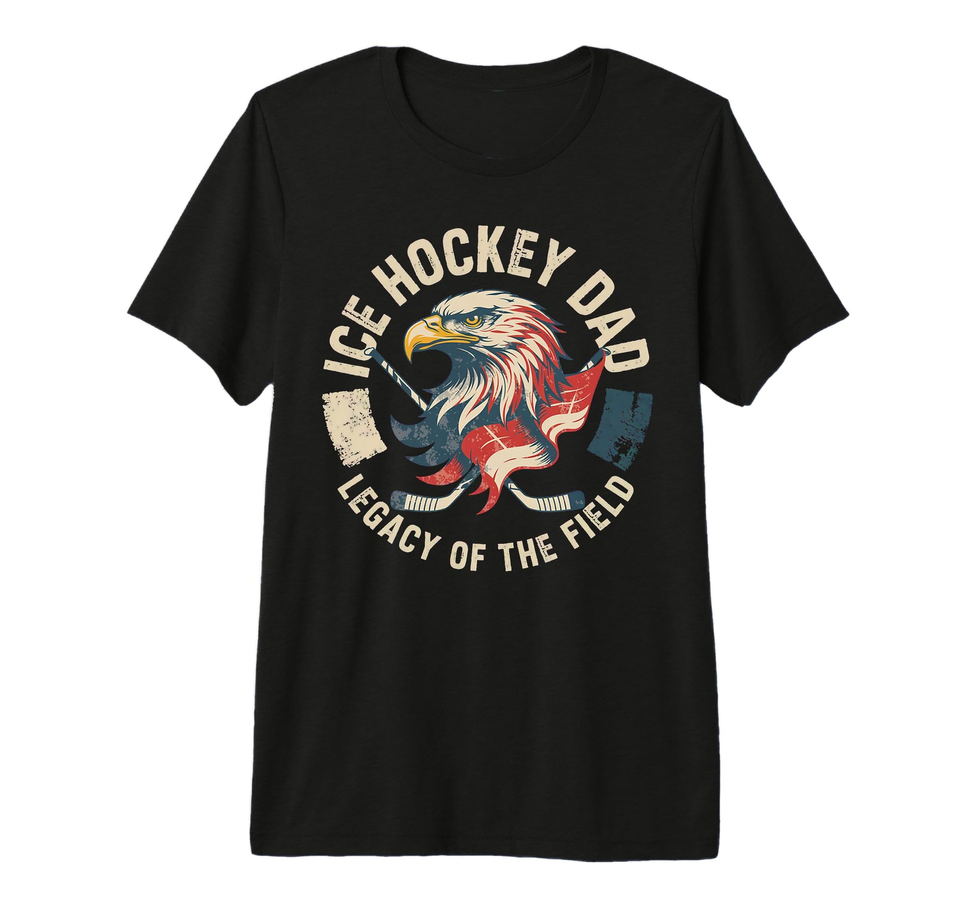Fathers Day Legacy Field Ice Hockey T-Shirt - Streetwear Style for Adults - T-Shirt, Sweatshirt, Hoodie