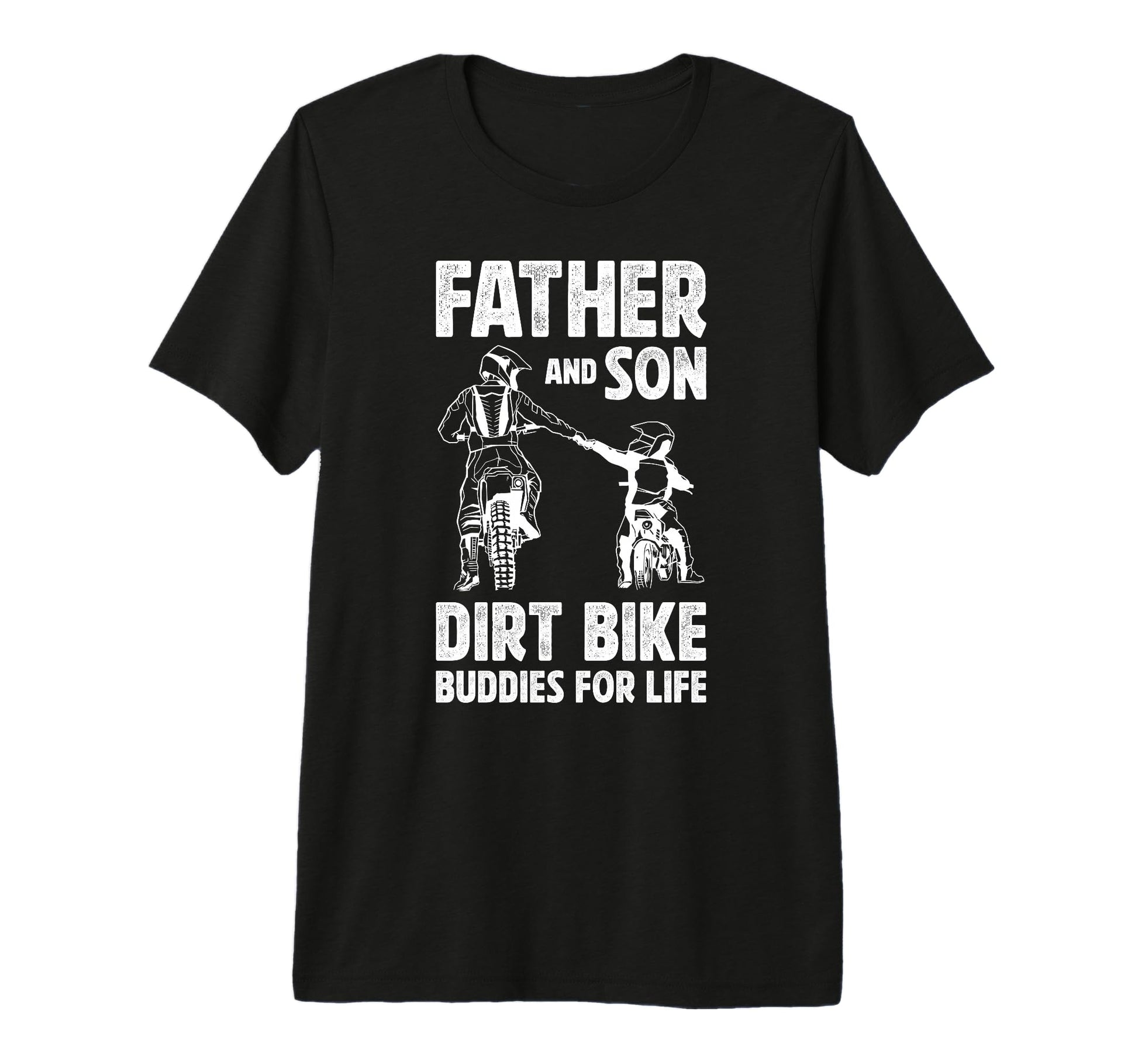 Mens Dirt Bike Father And Son Dirt T-Shirt - Unique Graphic for Adults - T-Shirt, Sweatshirt, Hoodie