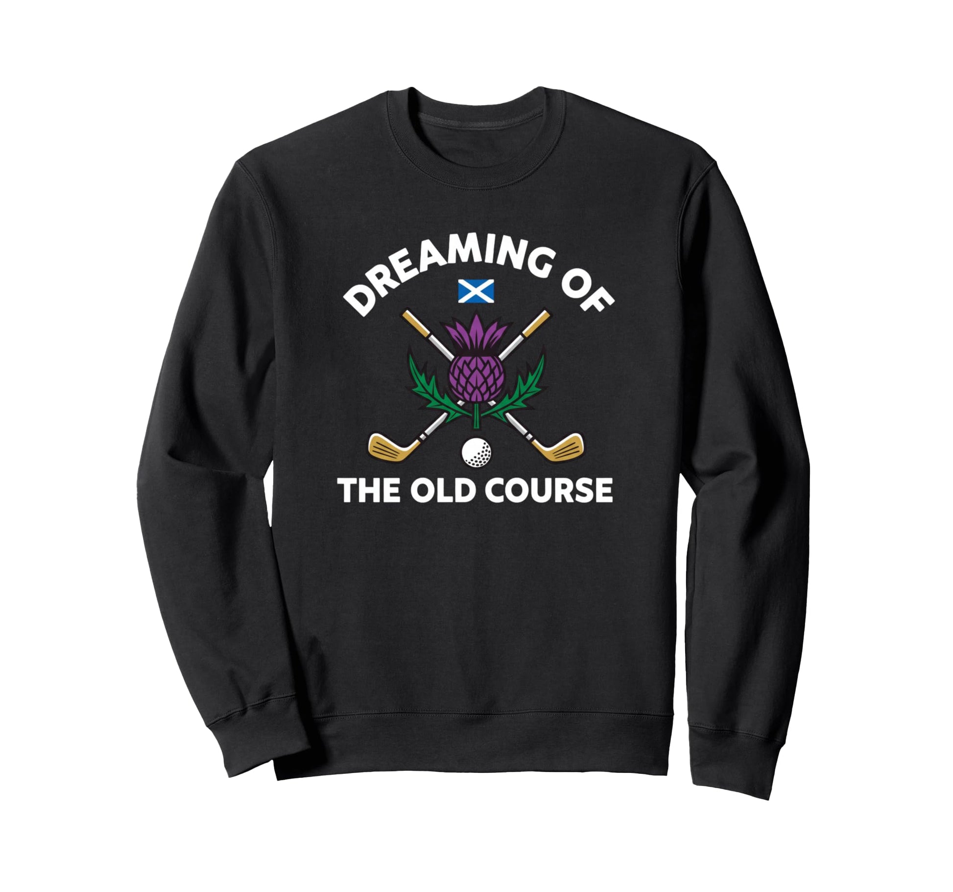 Bucket List Old Course Golf Lovers Sweatshirt - Fun Novelty Design Unisex - T-Shirt, Sweatshirt, Hoodie