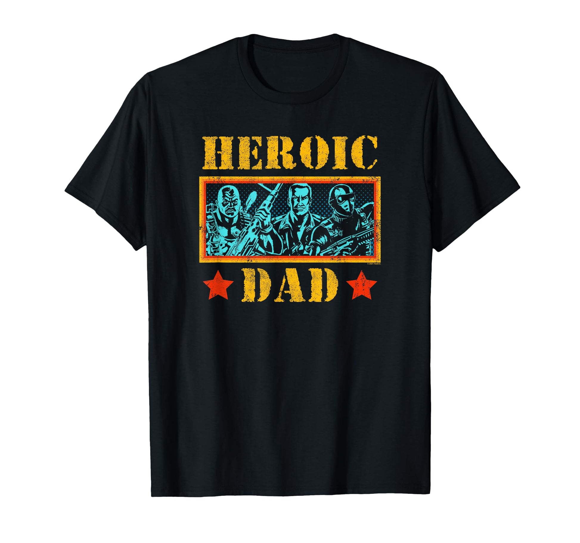 G I Joe Fathers Day Heroic Dad Army Stamp T-Shirt - Unique Graphic Unisex - T-Shirt, Sweatshirt, Hoodie