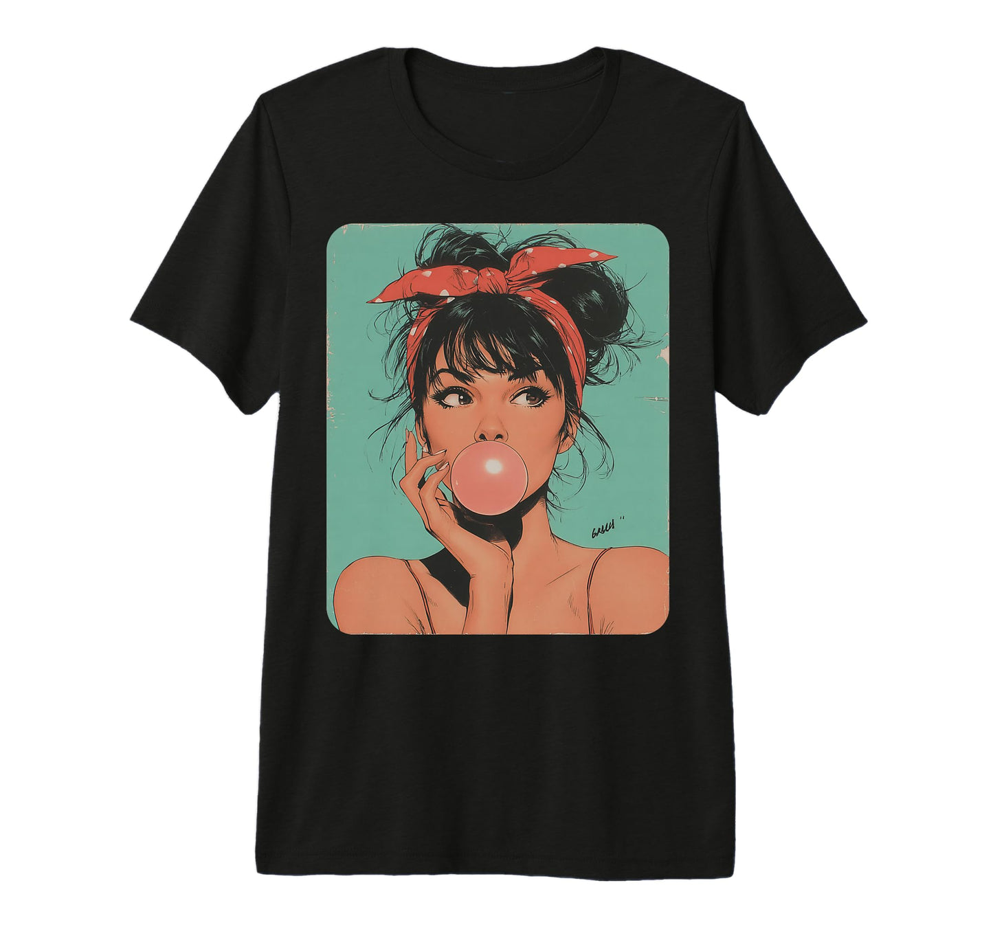 Pop Art Colorful Womens Tri Blend T-Shirt - Unique Graphic for Adults - T-Shirt, Sweatshirt, Hoodie