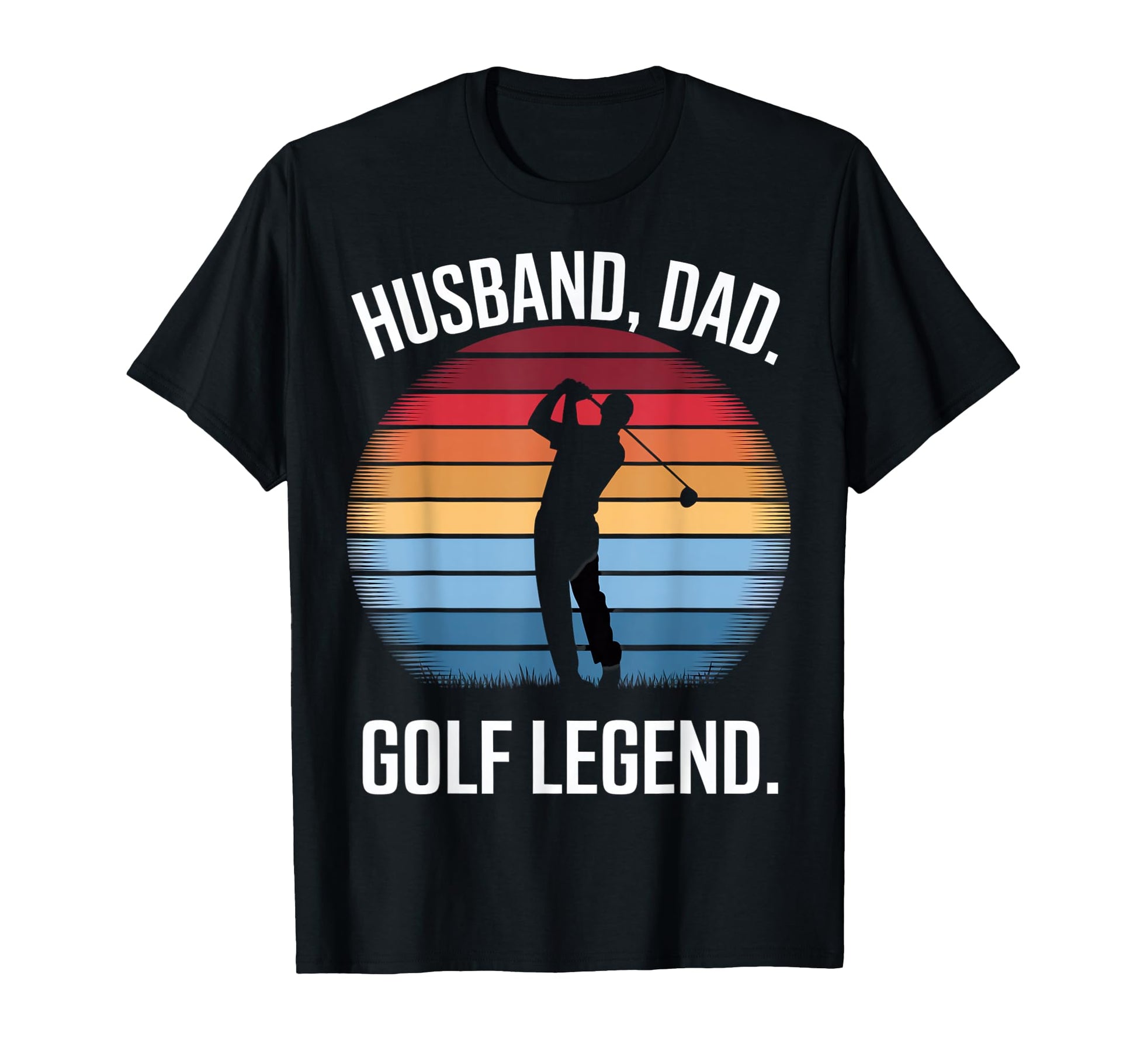 Dad Who Loves Golf T-Shirt - Custom Art Print Unisex - T-Shirt, Sweatshirt, Hoodie