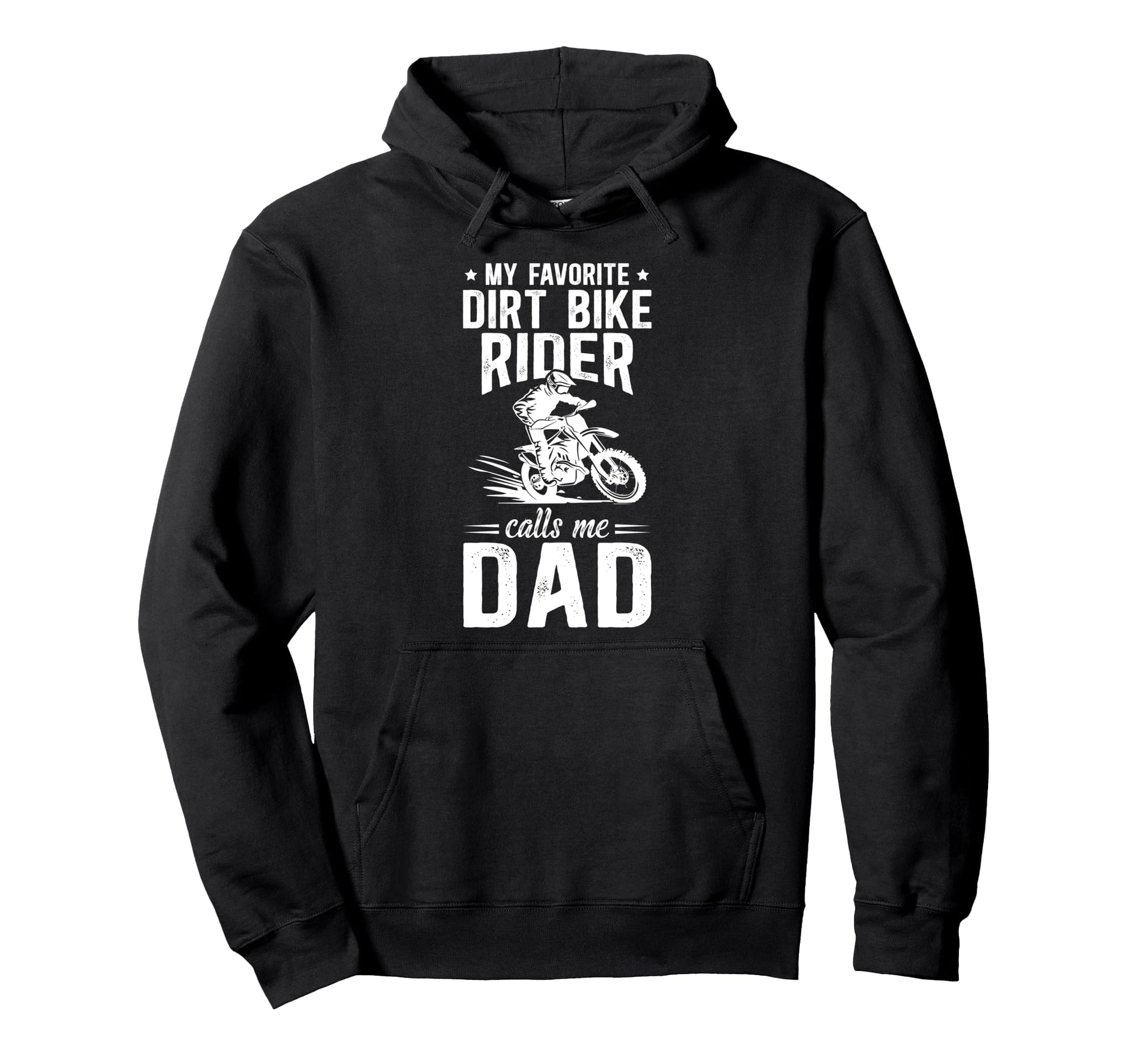 Proud Dirt Bike Dad Dirt Biker Father Hoodie - Novelty Apparel for Adults - T-Shirt, Sweatshirt, Hoodie