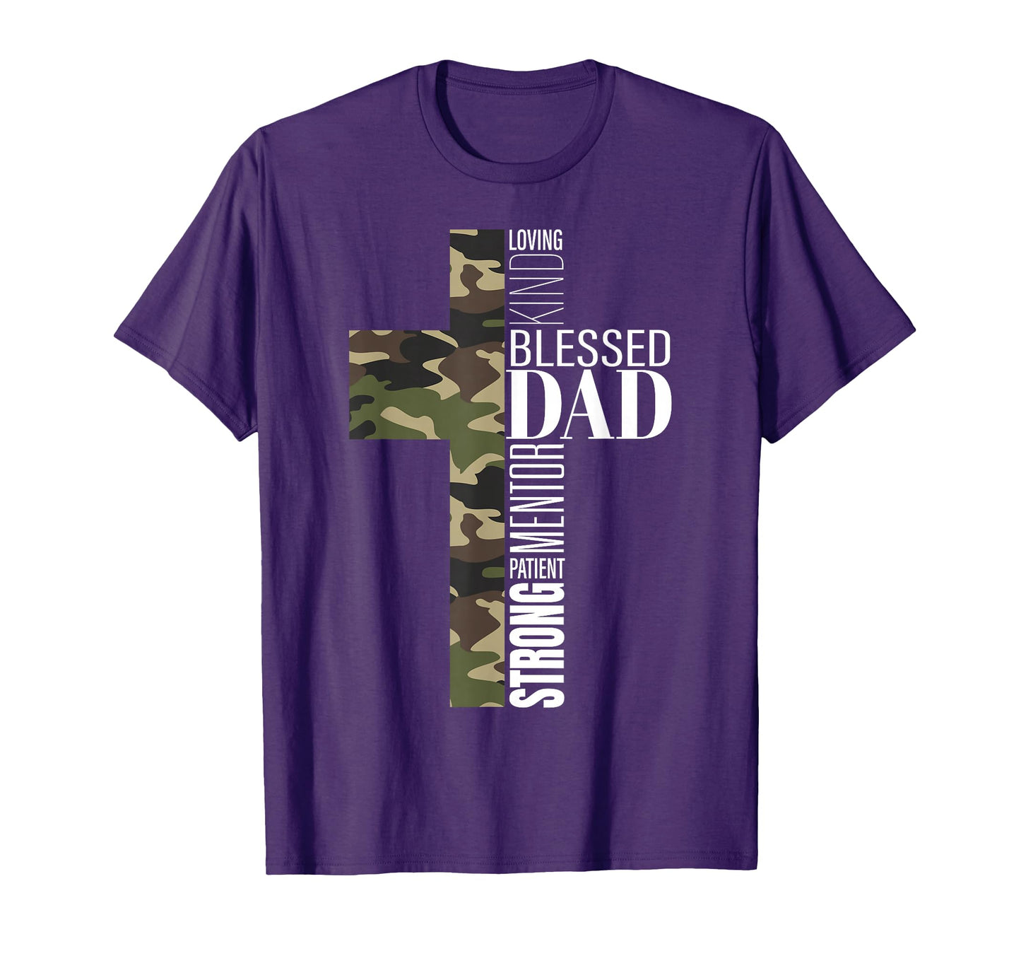 Blessed Dad Cross Fathers Day Christian T-Shirt - Graphic Print Men Women - T-Shirt, Sweatshirt, Hoodie