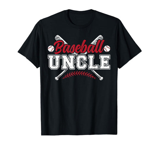 Baseball Uncle Baseball Player Uncle T-Shirt - Casual Everyday Wear Unisex - T-Shirt, Sweatshirt, Hoodie