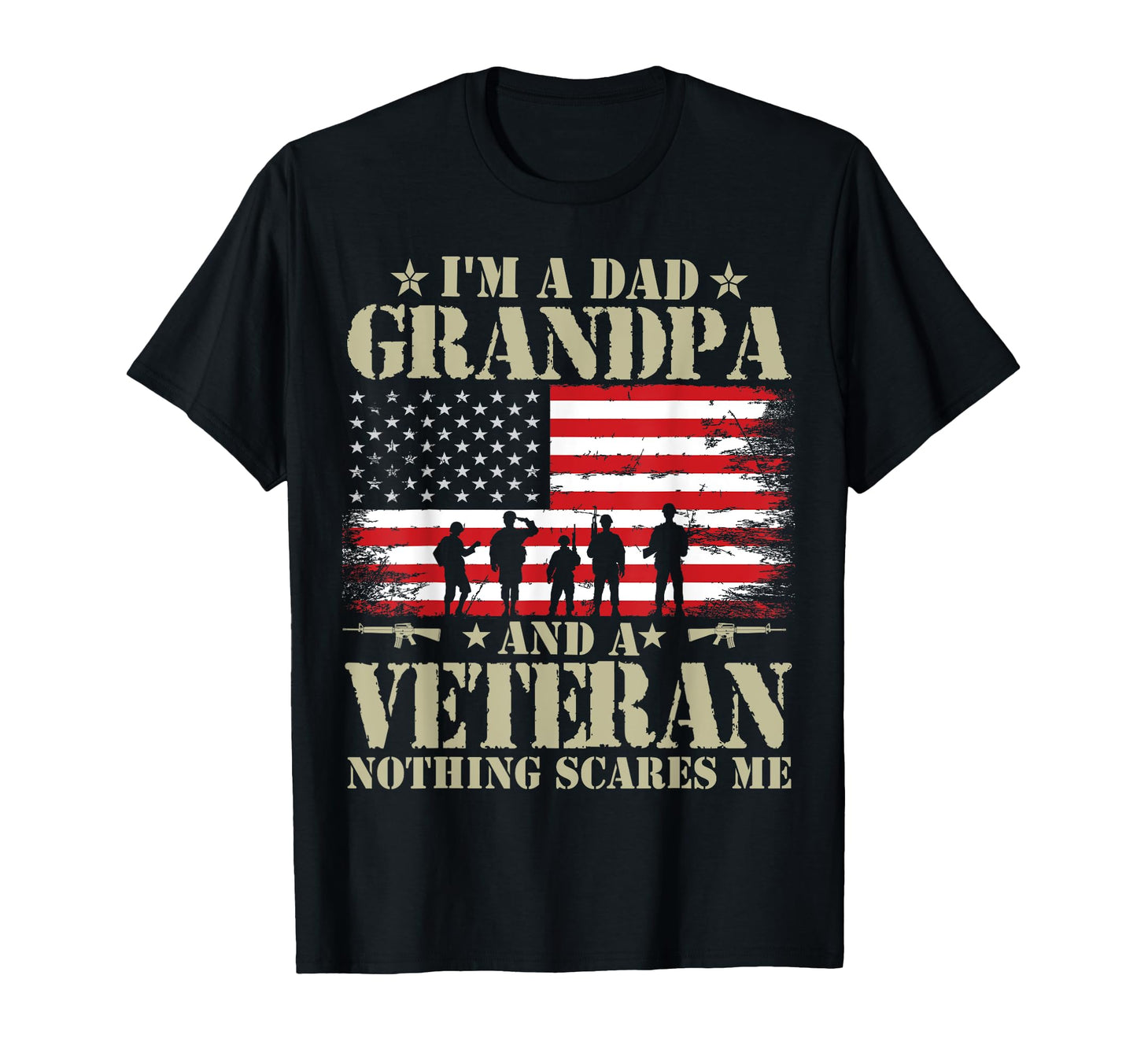 Im Dad Grandpa And Veteran Fathers Day T-Shirt - Minimalist Print Unisex - T-Shirt, Sweatshirt, Hoodie