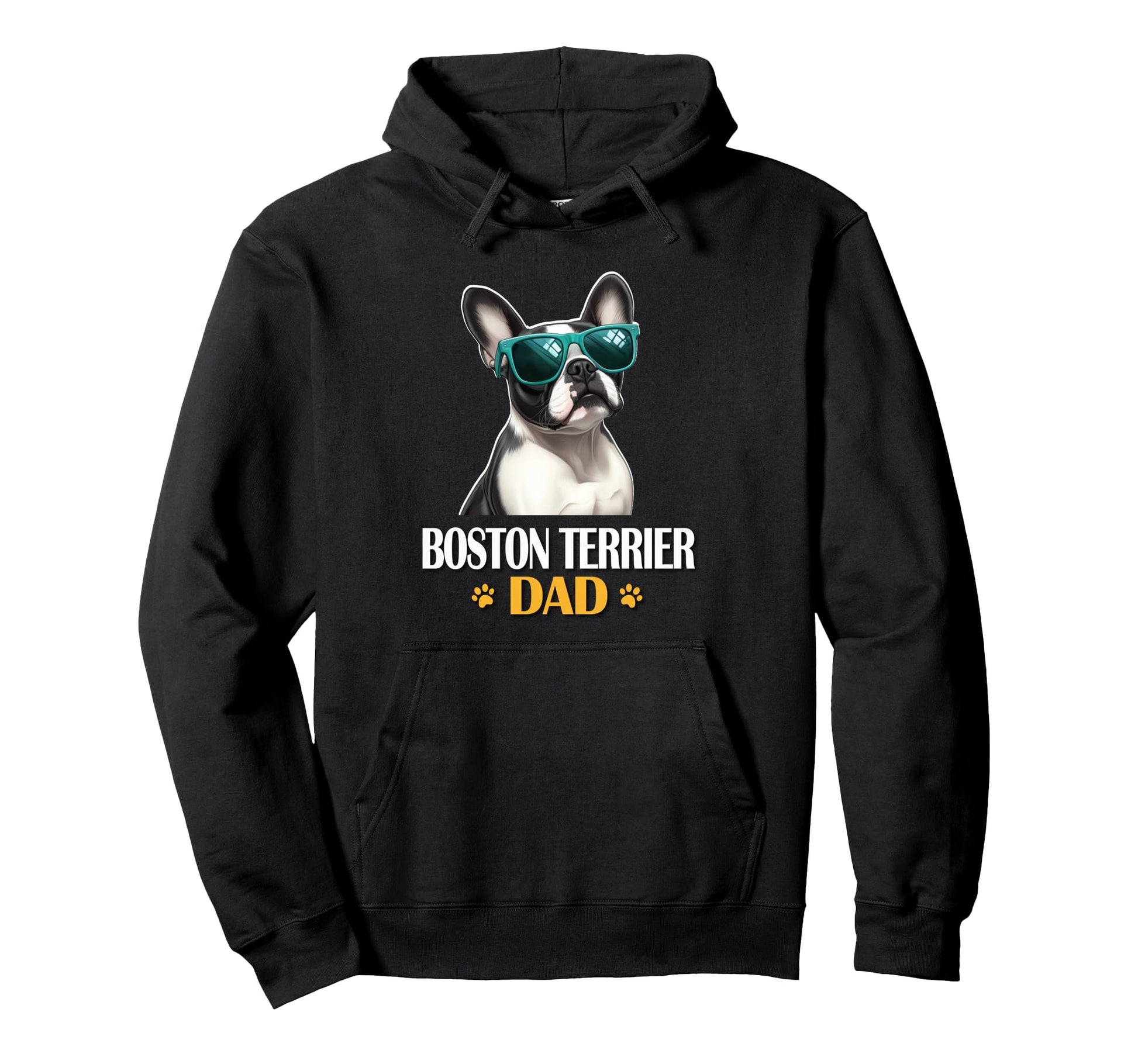 Mens Sunglasses Boston Terrier Dog Dad Hoodie - Novelty Apparel Men Women - T-Shirt, Sweatshirt, Hoodie