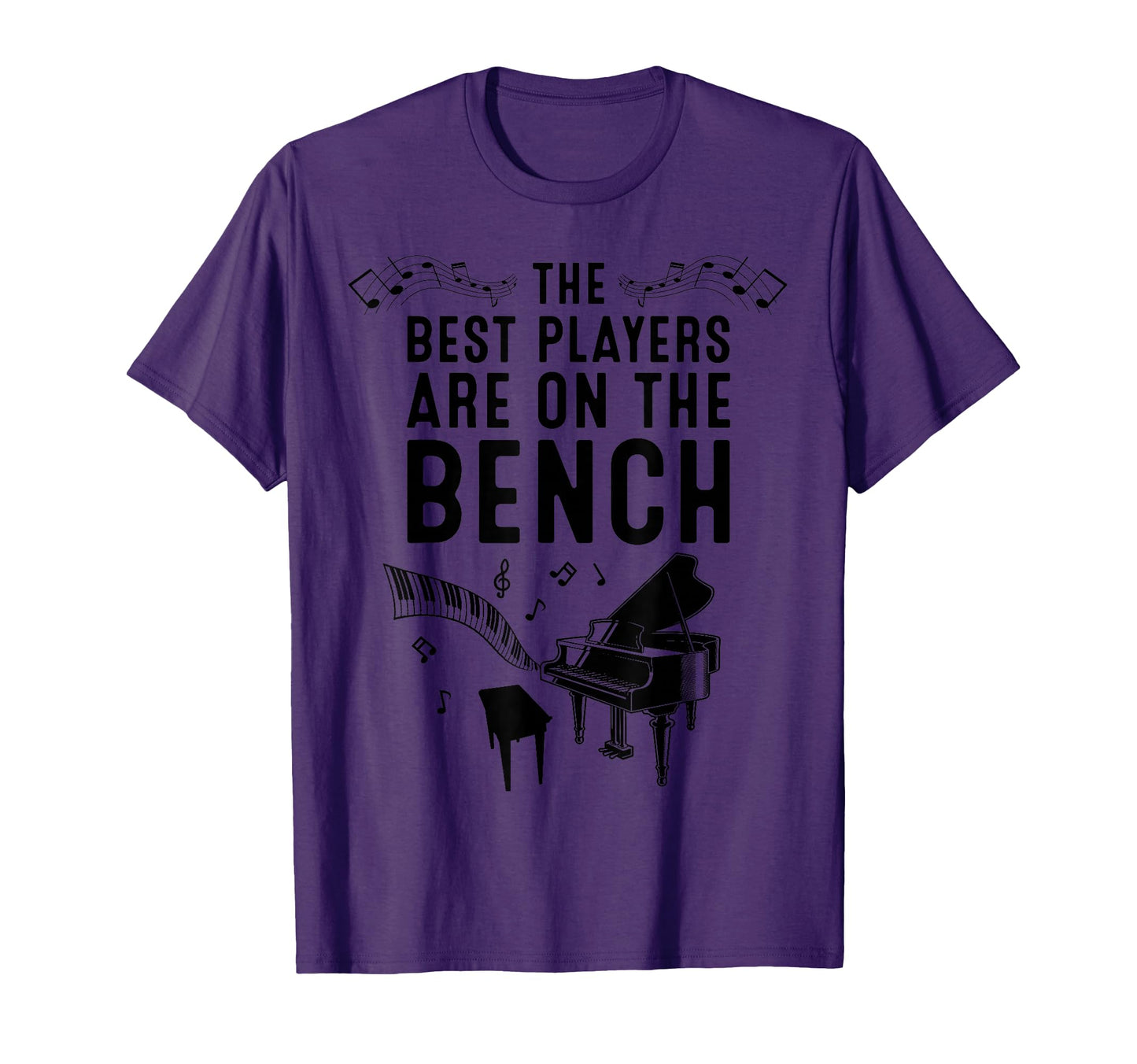 Funny Piano Player Gift And Bench T-Shirt - Streetwear Style for Adults - T-Shirt, Sweatshirt, Hoodie