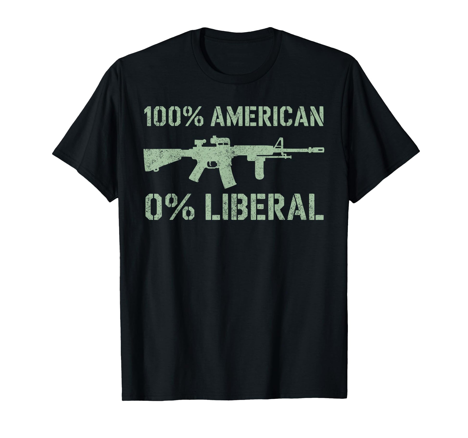 100 American 0 Liberal Patriotic T-Shirt - Streetwear Style Unisex - T-Shirt, Sweatshirt, Hoodie