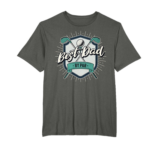 Best Dad Par Golf Dad Fathers Day T-Shirt - Aesthetic Graphic Men Women - T-Shirt, Sweatshirt, Hoodie