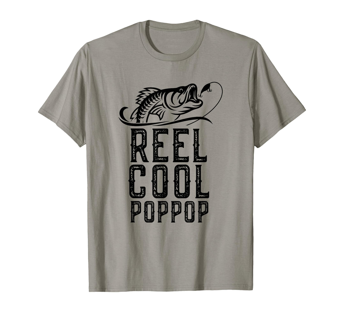 Reel Pop Pop Fishing Funny Grandpa Poppop T-Shirt - Unique Graphic Unisex - T-Shirt, Sweatshirt, Hoodie