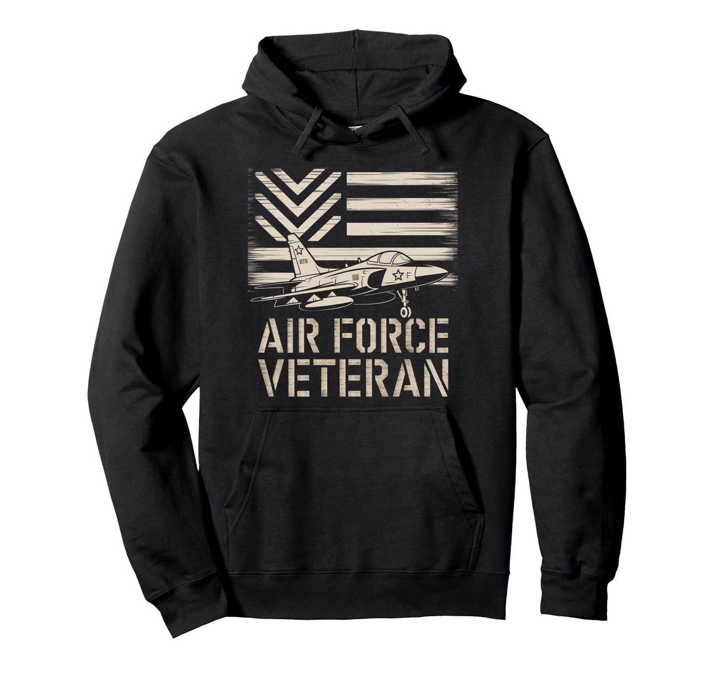 Air Force Veteran Us American Flag Dad Hoodie - Fun Novelty Design Unisex - T-Shirt, Sweatshirt, Hoodie