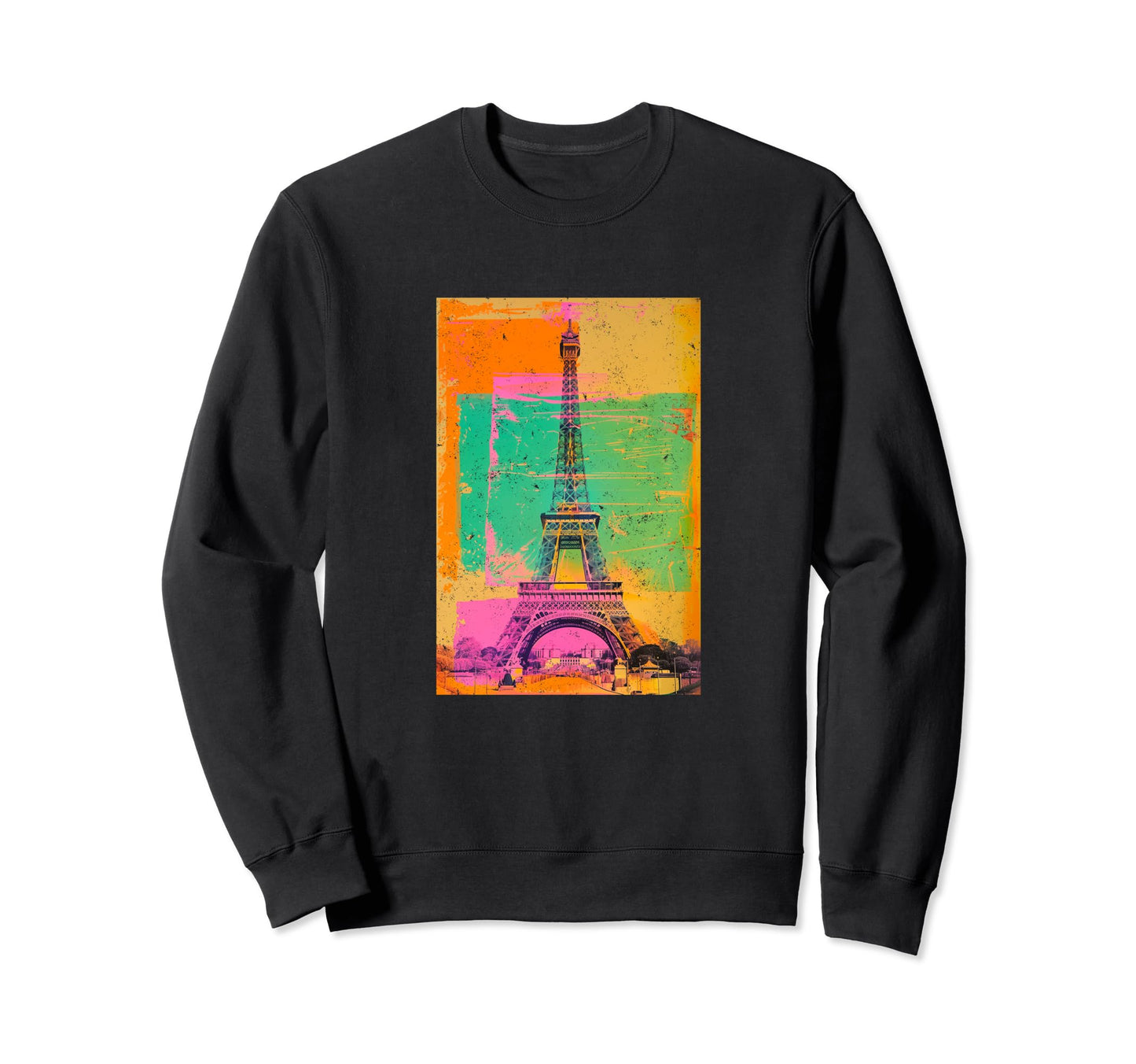 Paris France 70S Pop Art Sweatshirt - Streetwear Style for Adults - T-Shirt, Sweatshirt, Hoodie