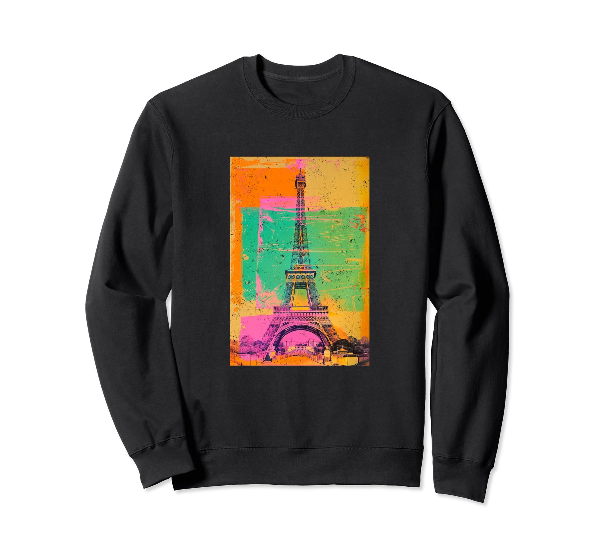 Paris France 70S Pop Art Sweatshirt - Streetwear Style for Adults - T-Shirt, Sweatshirt, Hoodie
