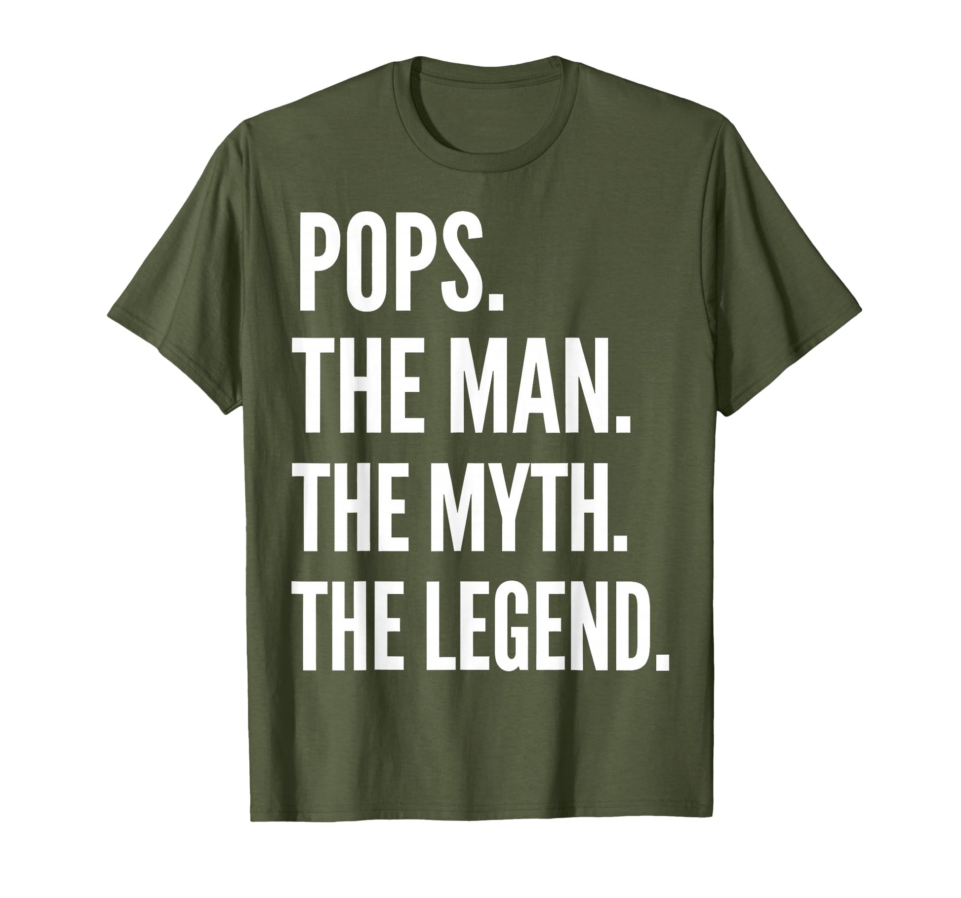 Pops Myth Legend Funny Fathers Day Dad T-Shirt - Unique Graphic Men Women - T-Shirt, Sweatshirt, Hoodie