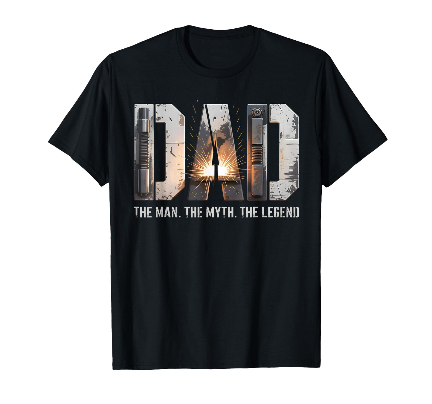 Dad Myth Legend Funny Welding T-Shirt - Fun Novelty Design for Adults - T-Shirt, Sweatshirt, Hoodie