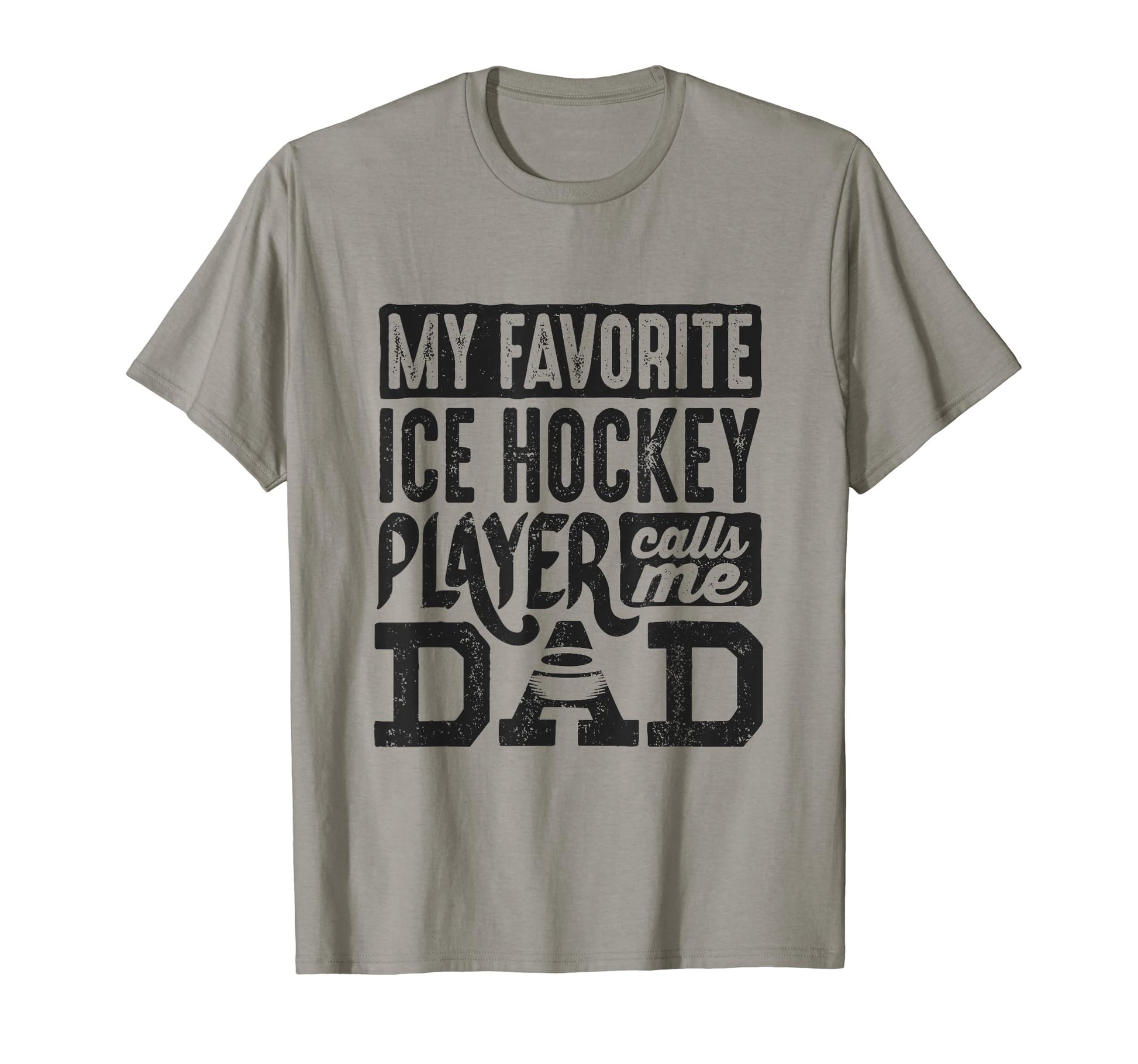Ice Hockey Dad Ice Hockey Lover Fathers T-Shirt - Aesthetic Graphic Unisex - T-Shirt, Sweatshirt, Hoodie
