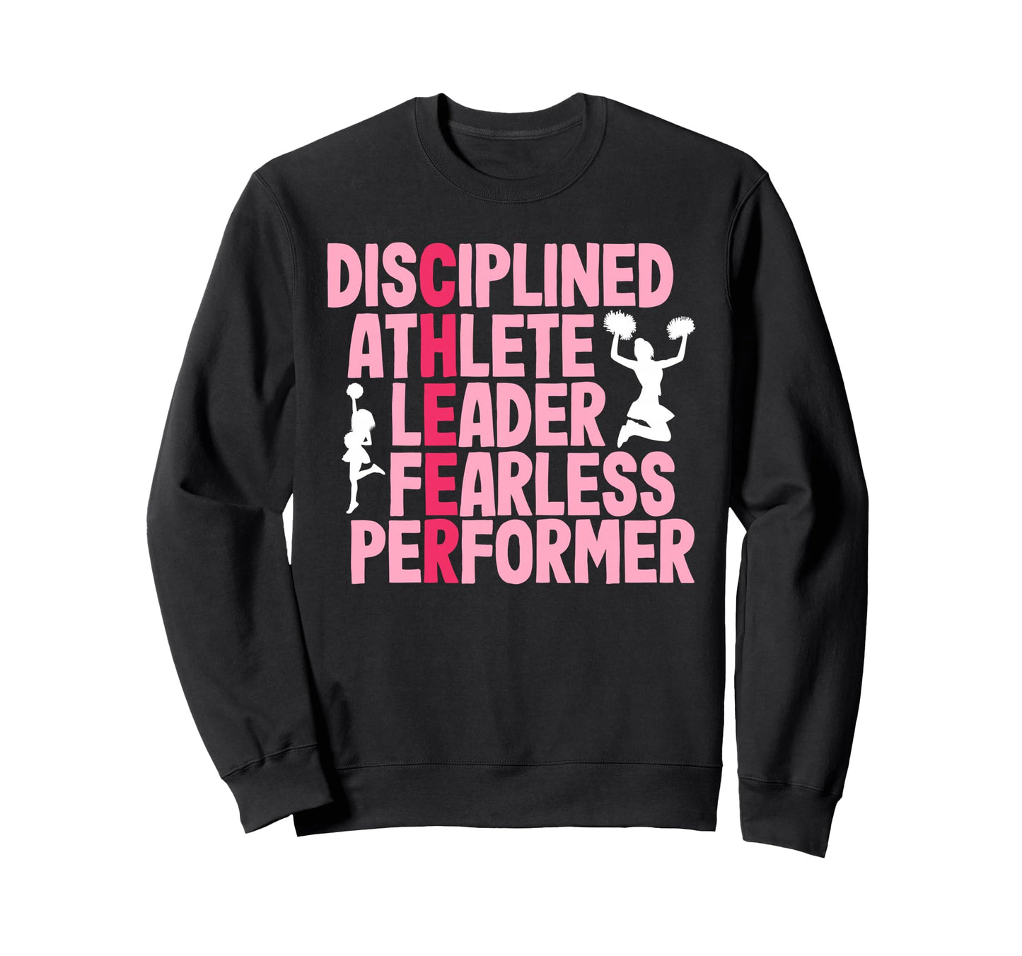 Cheerleader Cheerleading Cheer Teen Sweatshirt - Trendy Graphic Men Women - T-Shirt, Sweatshirt, Hoodie