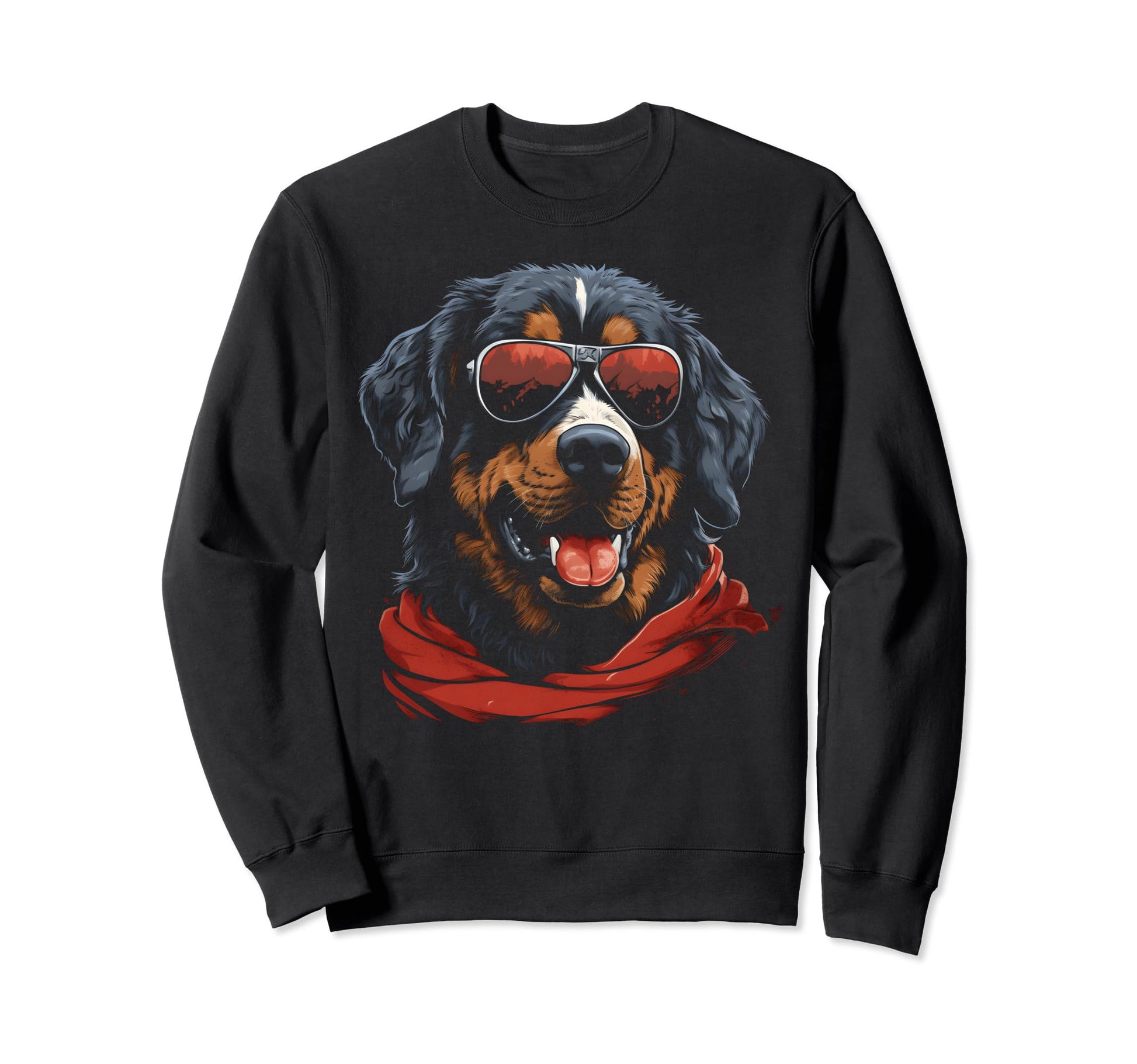 Motorcycle Dad Biker Bernese Sweatshirt - Novelty Apparel Men Women - T-Shirt, Sweatshirt, Hoodie