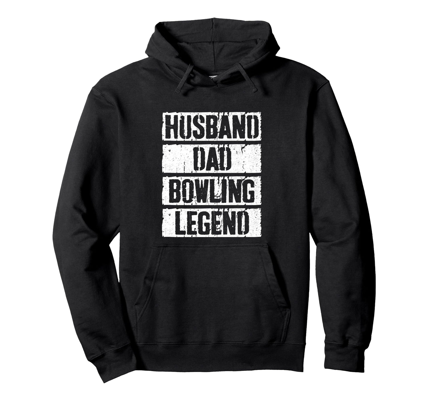 Husband Dad Bowling Legend Bowler Hoodie - Aesthetic Graphic Unisex - T-Shirt, Sweatshirt, Hoodie
