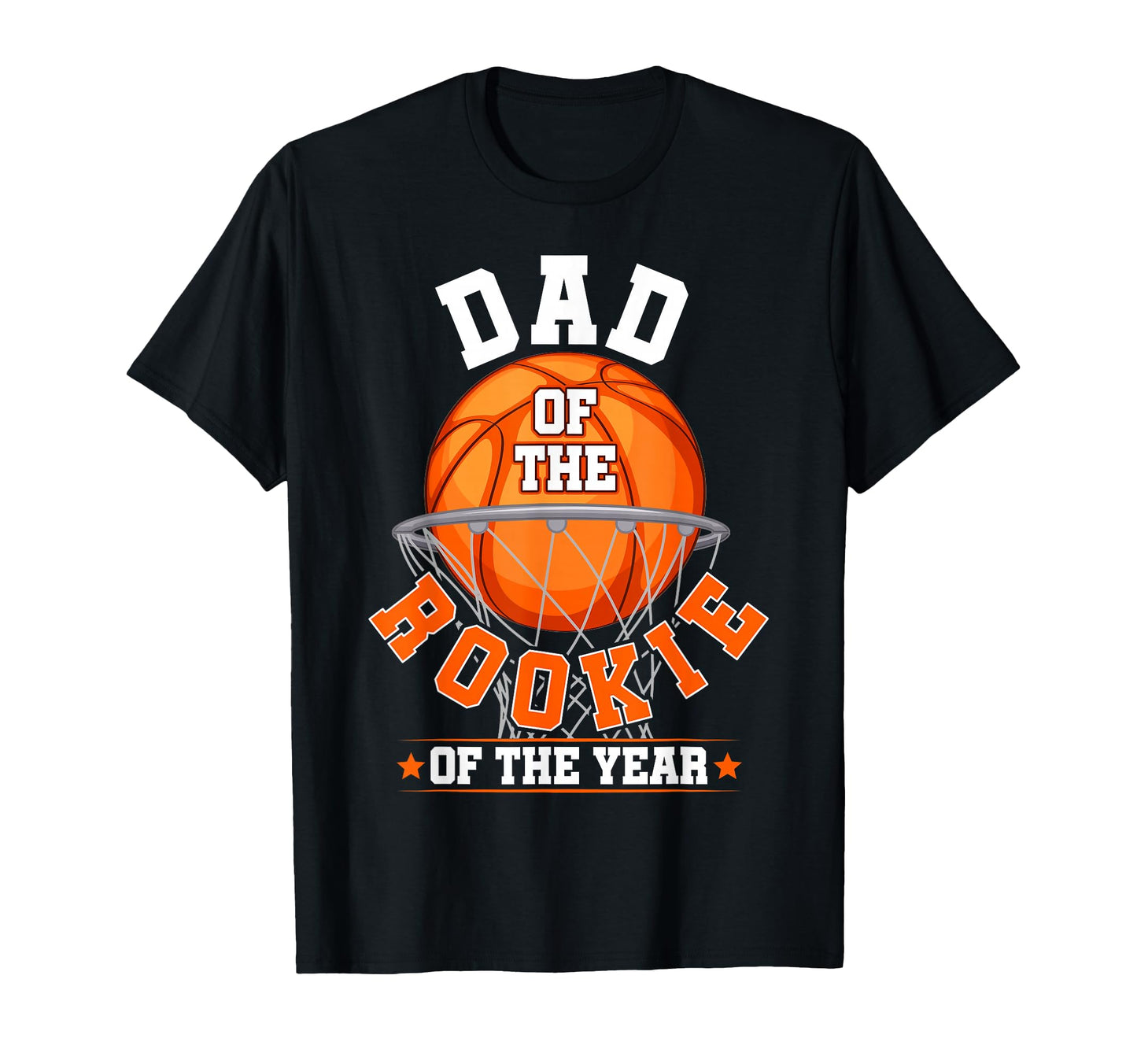Dad Rookie 1St Birthday Basketball T-Shirt - Novelty Apparel for Adults - T-Shirt, Sweatshirt, Hoodie