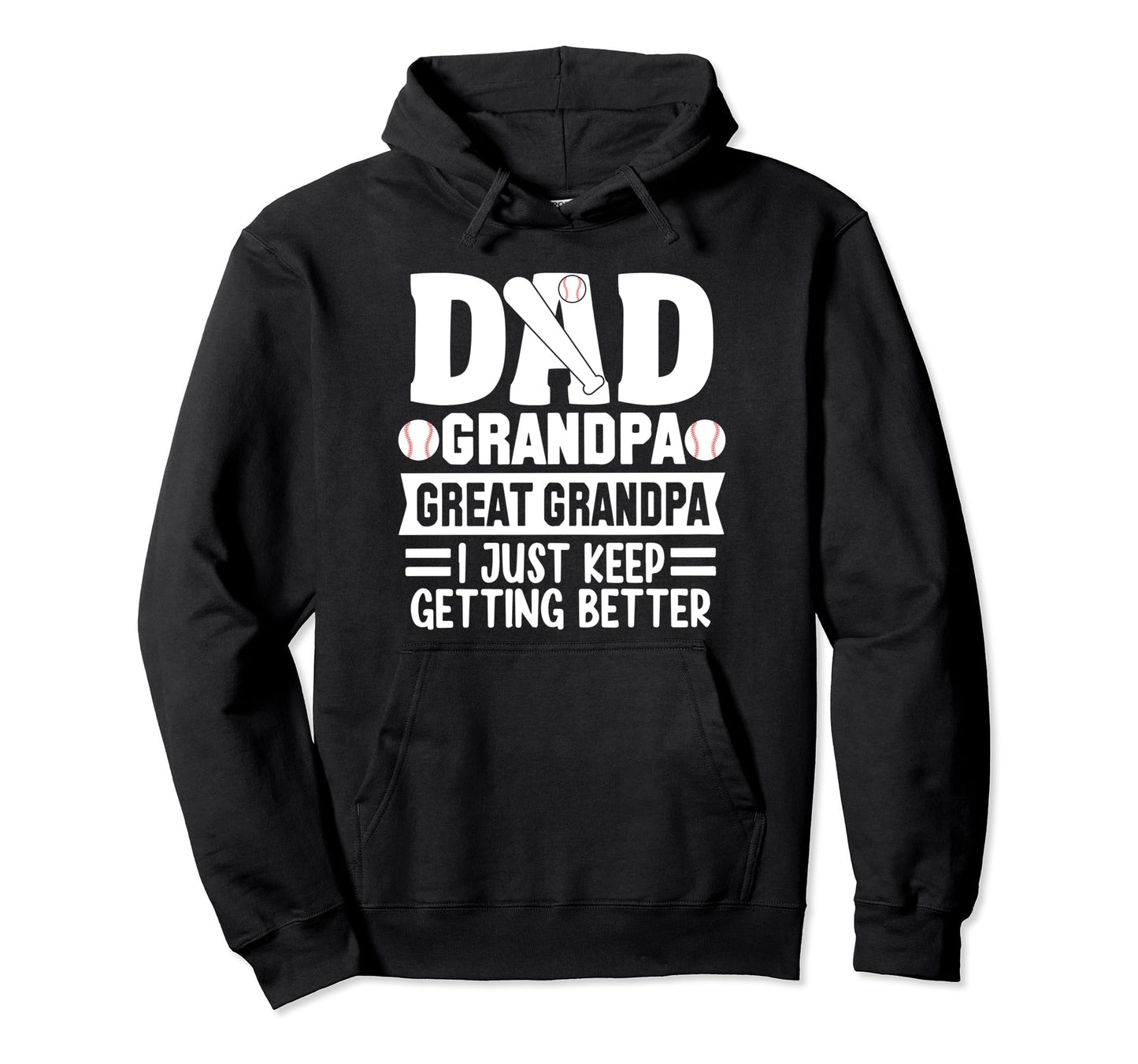 Dad Grandpa Great Grandpa Funny Hoodie - Casual Everyday Wear for Adults - T-Shirt, Sweatshirt, Hoodie
