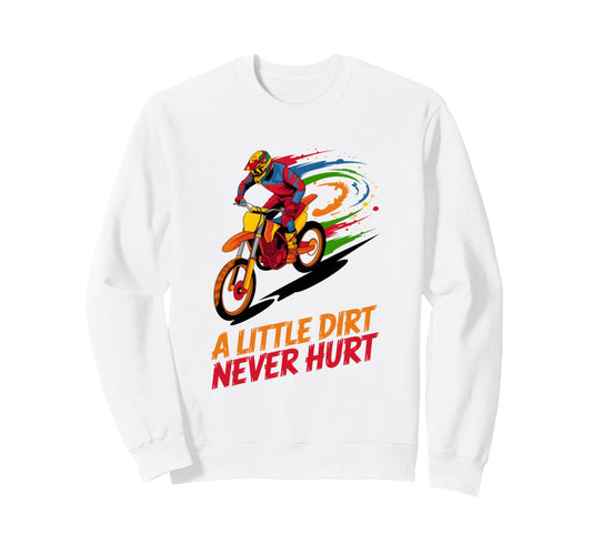 Biker Motorbiker Motorcyclist Sweatshirt - Streetwear Style for Adults - T-Shirt, Sweatshirt, Hoodie