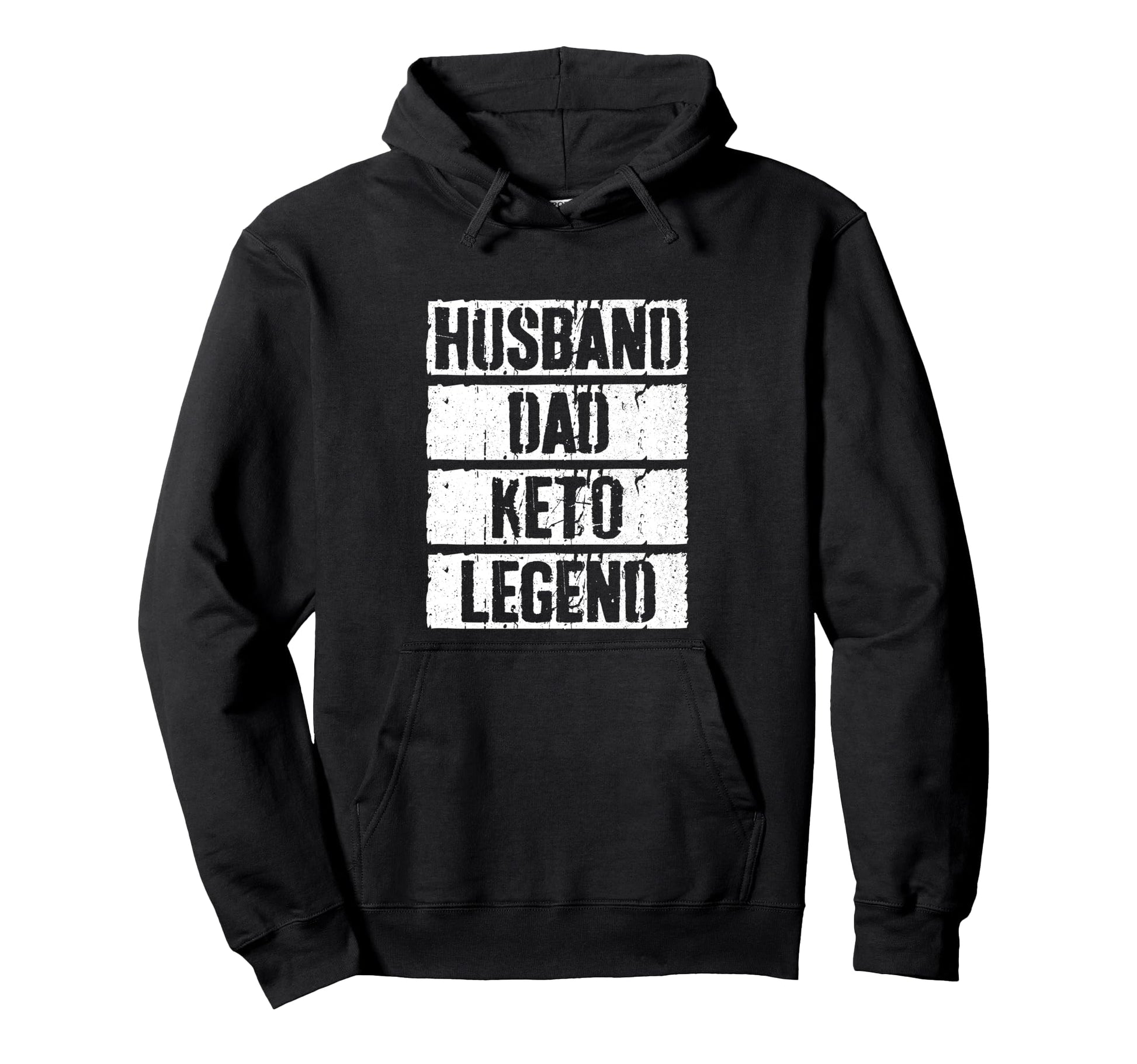Husband Dad Keto Legend Ketogenic Diet Hoodie - Graphic Print for Adults - T-Shirt, Sweatshirt, Hoodie