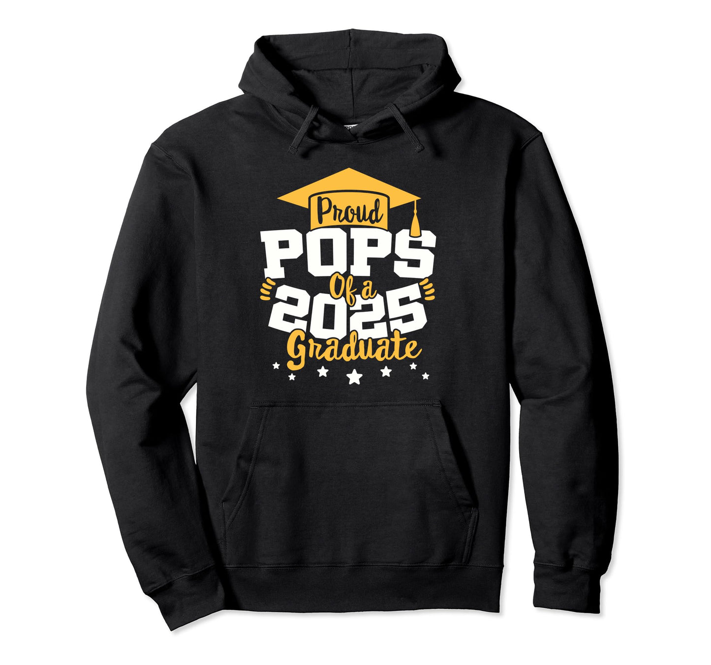 Pops 2025 Graduate Class Senior Hoodie - Fun Novelty Design Men Women - T-Shirt, Sweatshirt, Hoodie