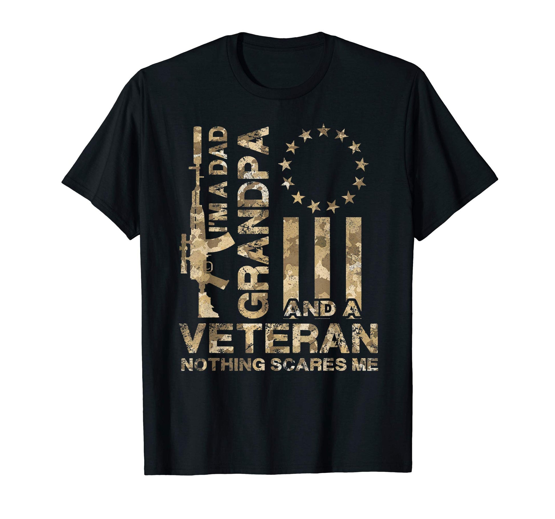 Distressed Betsy Ross Camo Im Dad T-Shirt - Streetwear Style Men Women - T-Shirt, Sweatshirt, Hoodie