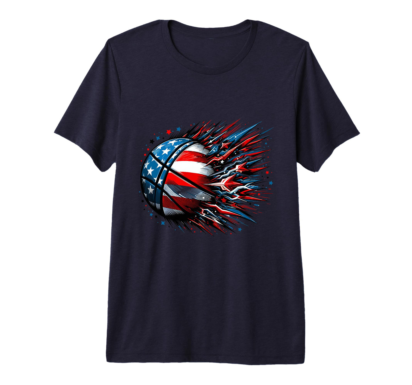 4Th July Usa American Flag Patriotic T-Shirt - Minimalist Print for Adults - T-Shirt, Sweatshirt, Hoodie
