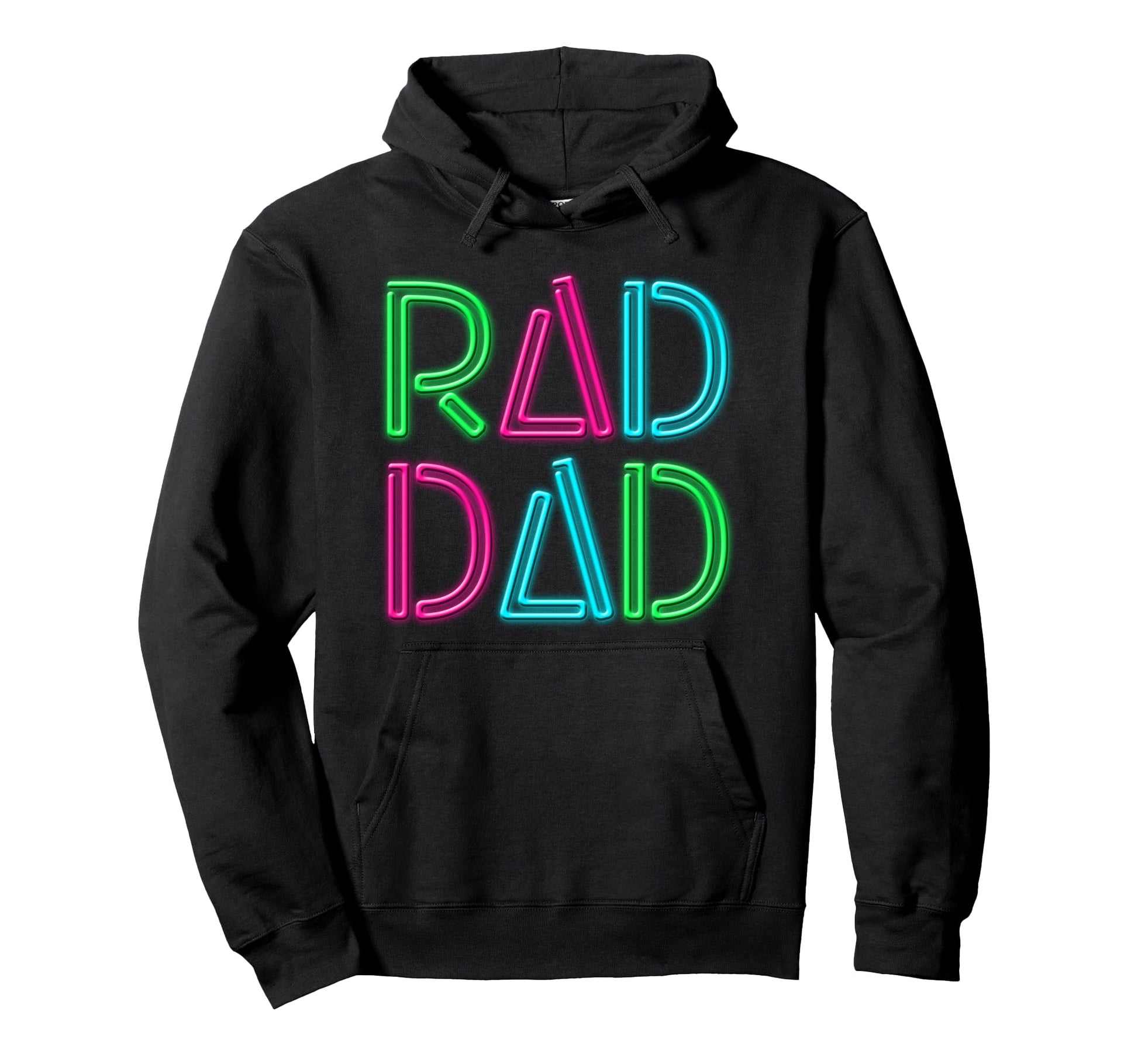 Rad Dad Rad Dad Fathers Day Hoodie - Aesthetic Graphic Unisex - T-Shirt, Sweatshirt, Hoodie
