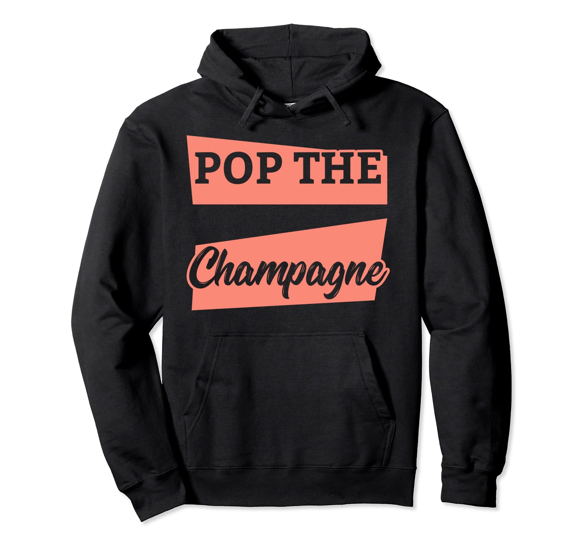 New Year Celebration Party Champagne Alcohol Hoodie - Graphic Print Unisex - T-Shirt, Sweatshirt, Hoodie
