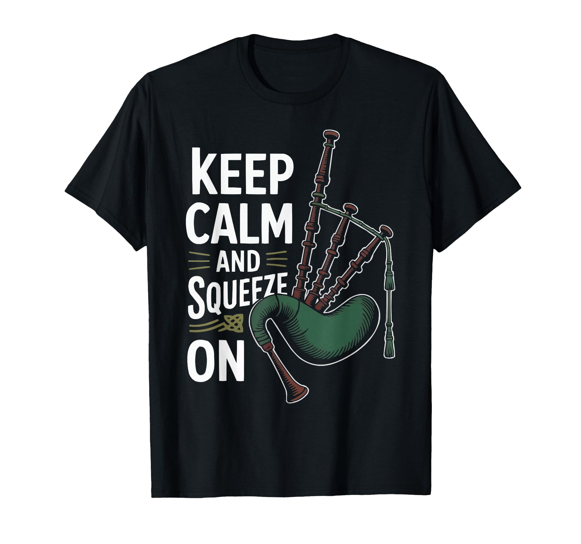 Bagpipe Player Musical Instrument T-Shirt - Novelty Apparel Men Women - T-Shirt, Sweatshirt, Hoodie