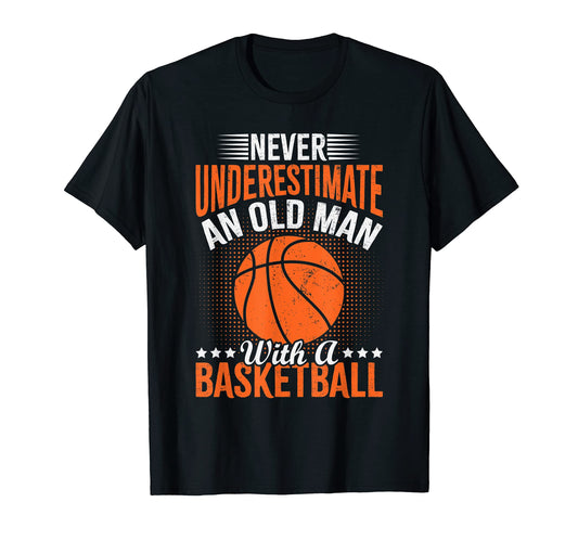 Basketball Lover Papa And Dad T-Shirt - Novelty Apparel for Adults - T-Shirt, Sweatshirt, Hoodie