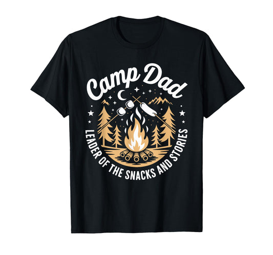 Camp Dad Camper Camping And T-Shirt - Casual Everyday Wear for Adults - T-Shirt, Sweatshirt, Hoodie
